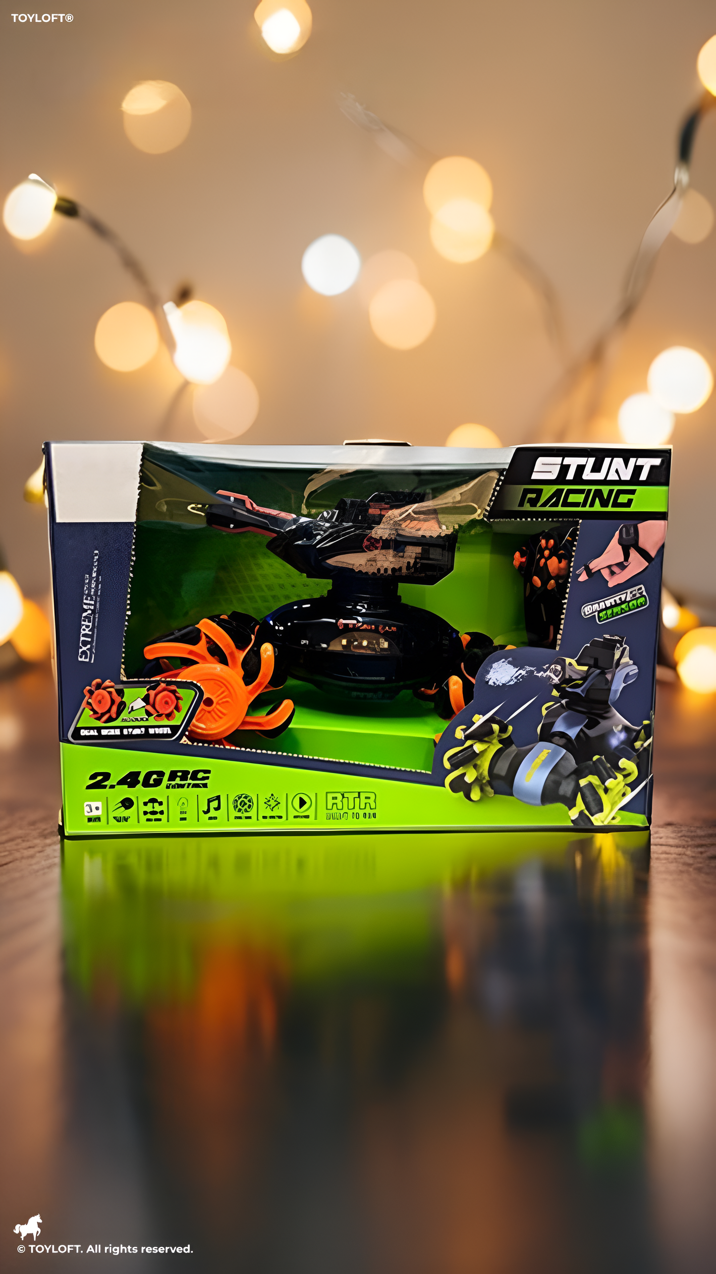 Water Bomb RC Tank Toy Car 2.4GHz Remote Control - Orange (MS-M-78)