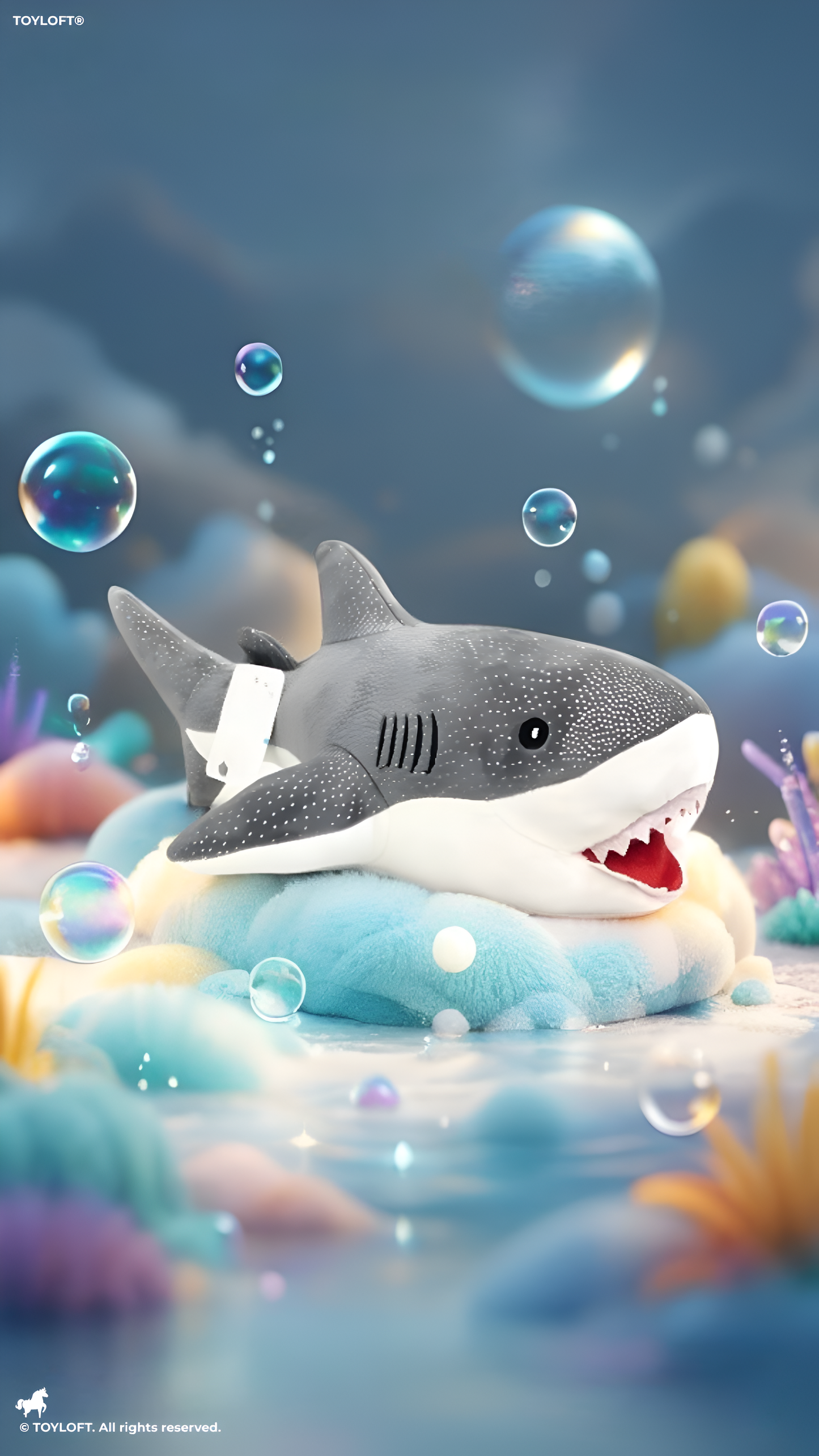 Shark Stuffed Animal Plush Toy (MS-M-1)