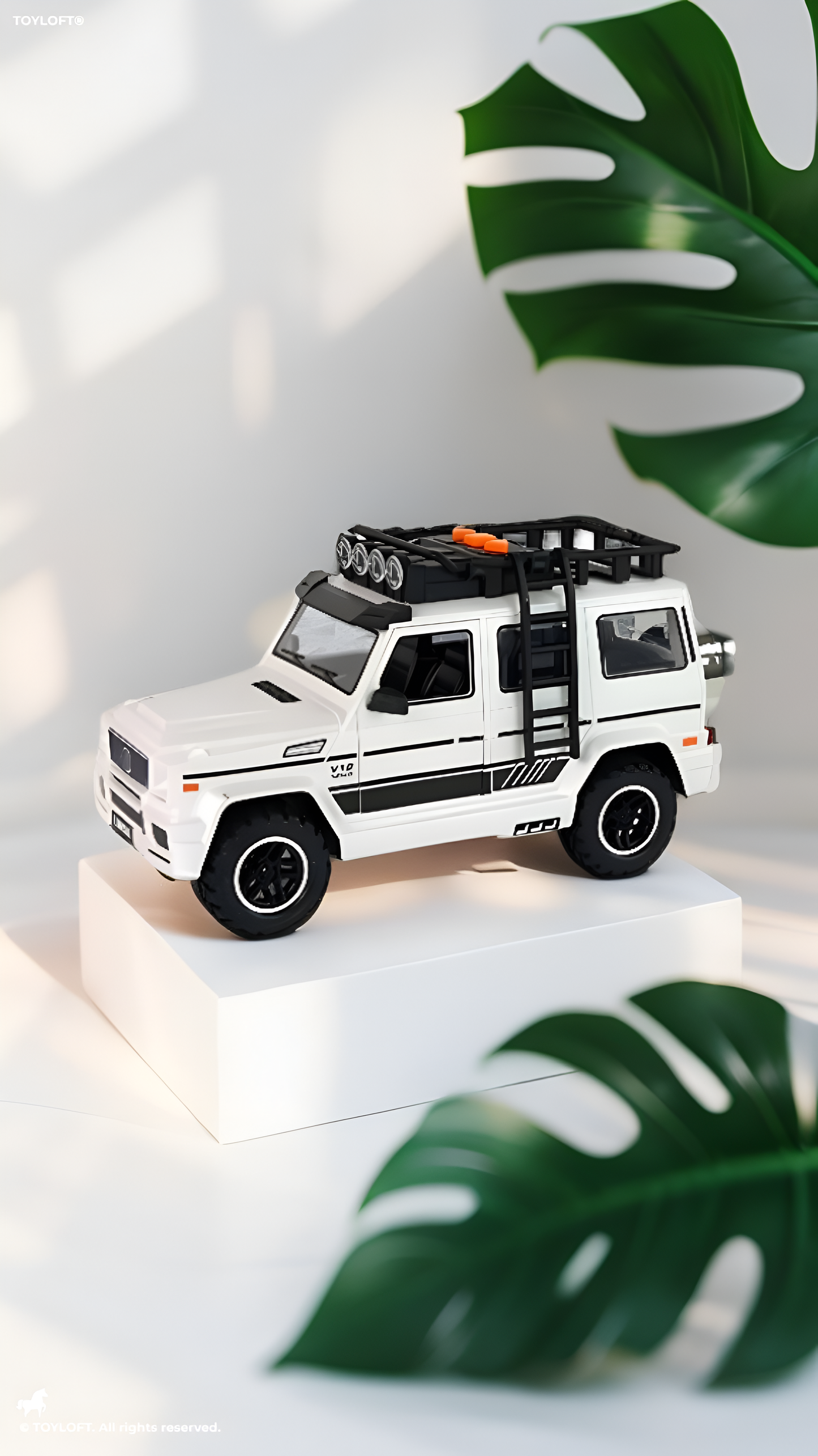 Off-Road Diecast Car - White NX12187 - Free Car Inside.