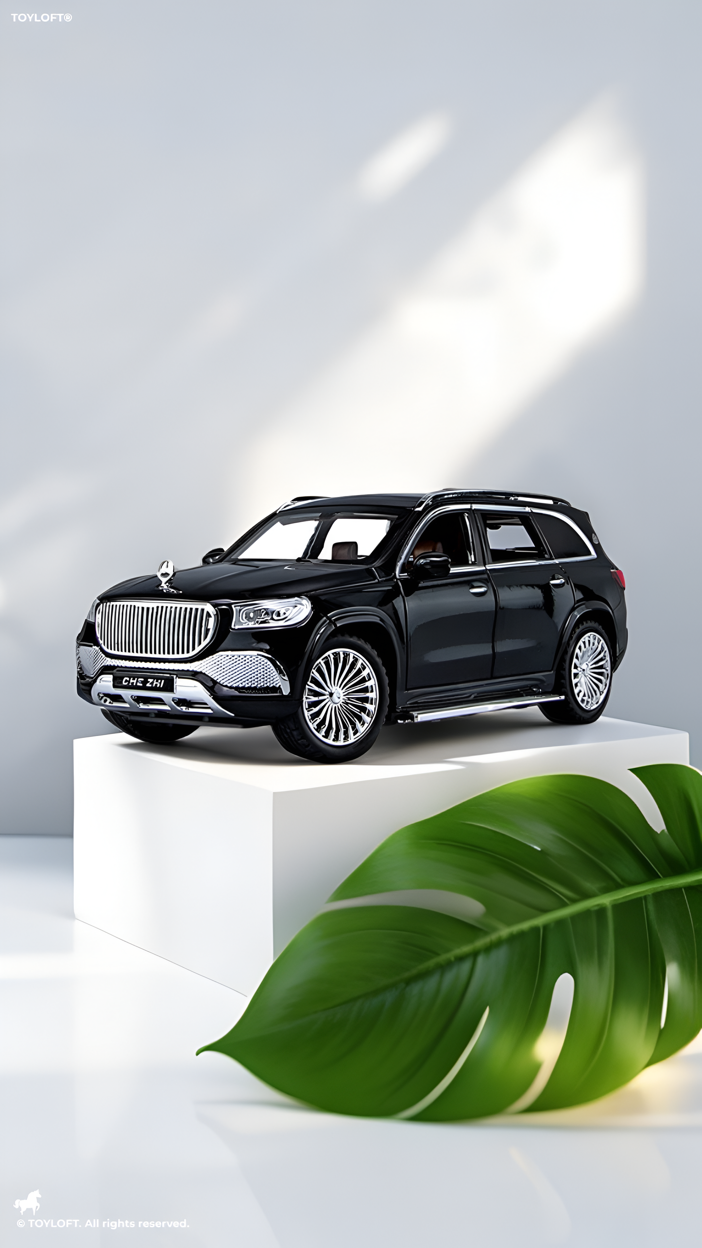Mercedes GLS 600 Metal ModelDiecast Car Scale 1:24 - Black TV2642