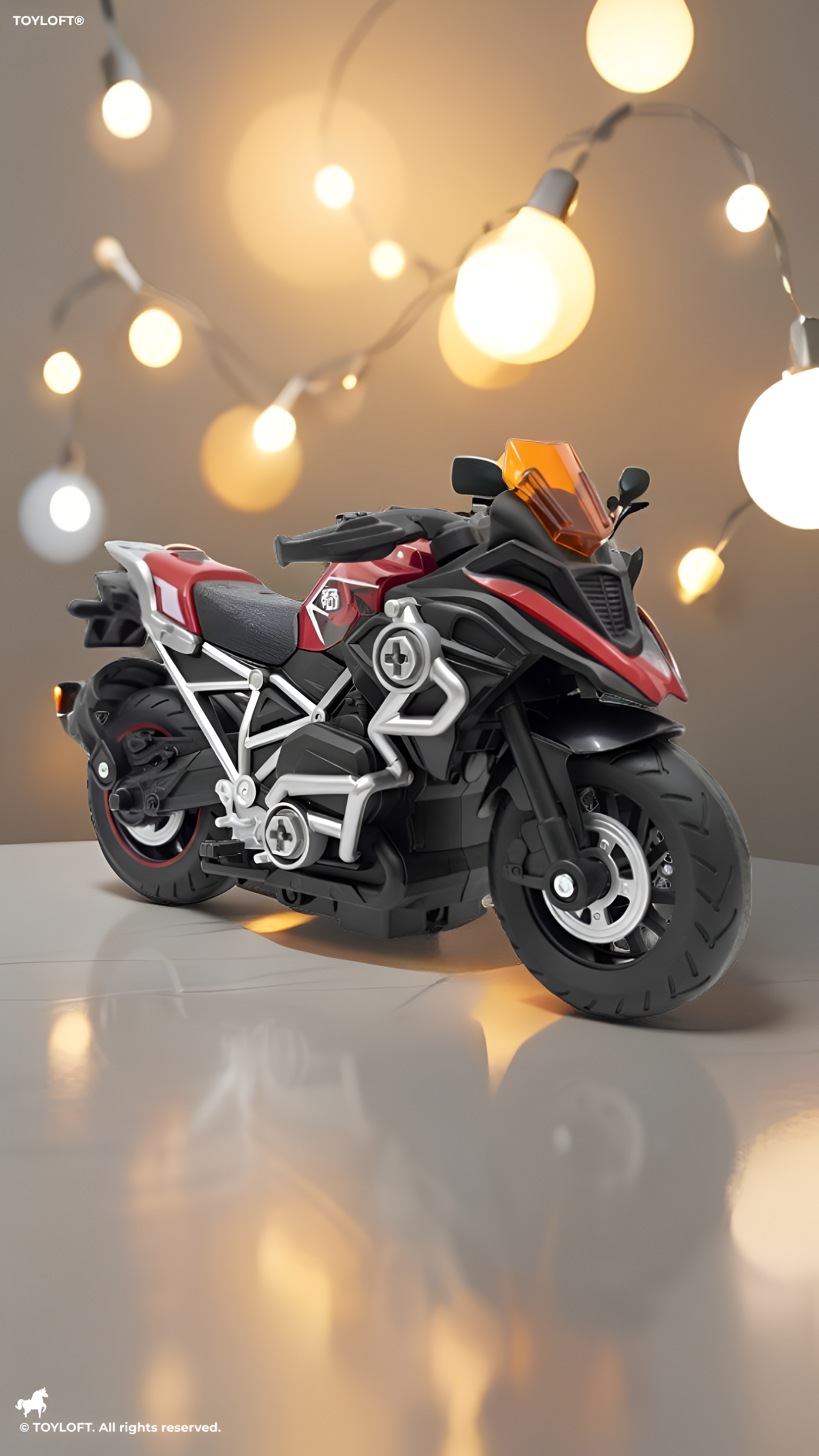 Take-Apart Motorcycle Toy Set for Kids: DIY STEM Building Kit TV4749