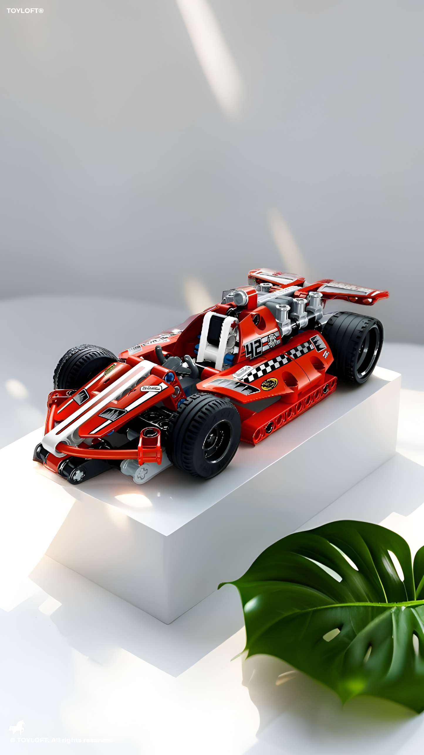 Tech Bricks 3412 Red Formula Racing Car Building Set | 158+ Pieces STEM Toy for Kids & Teens TV6274