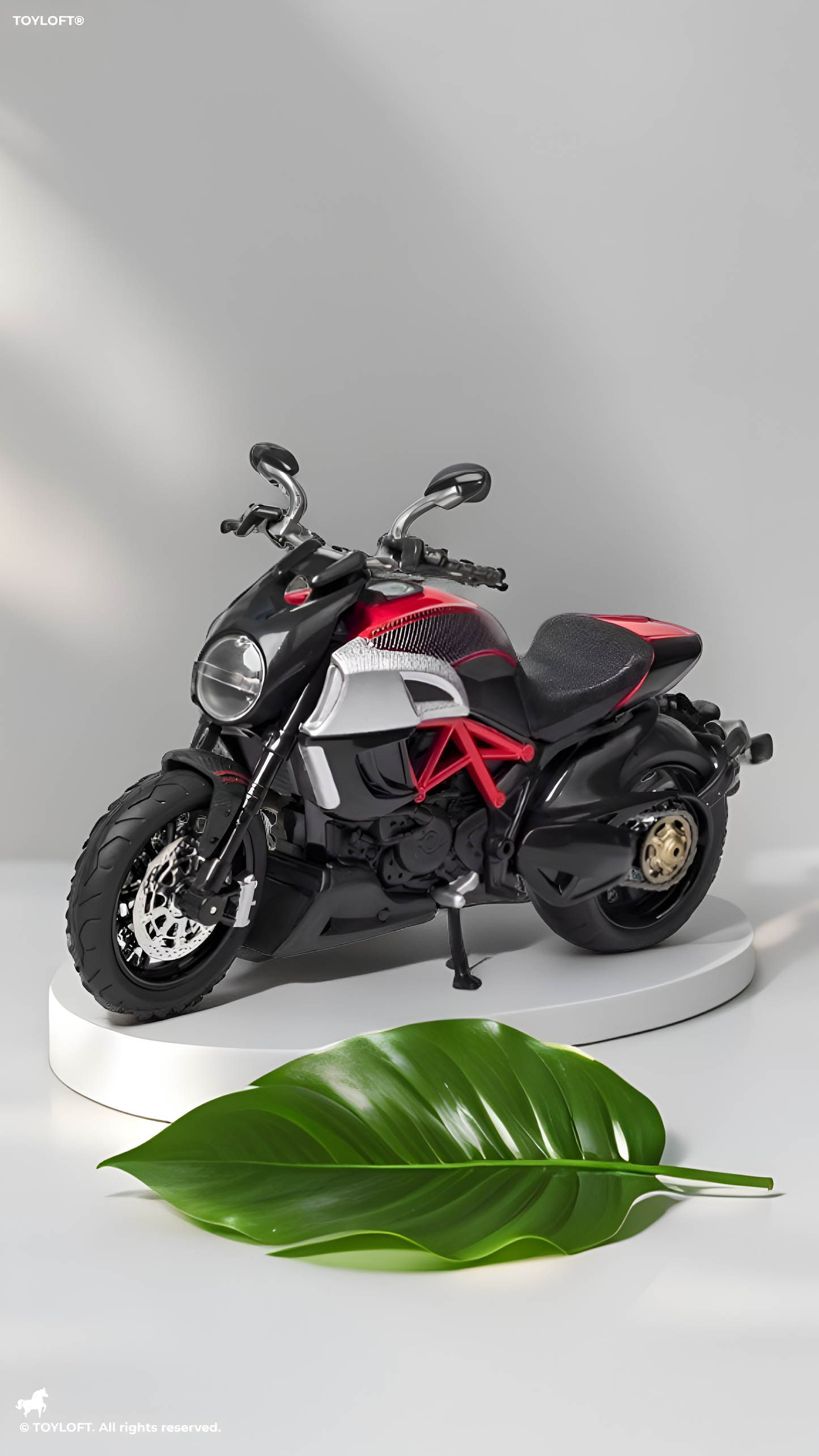 Ducati Metal Diecast Bike – Premium Metal Model Miniature Red TV3270.