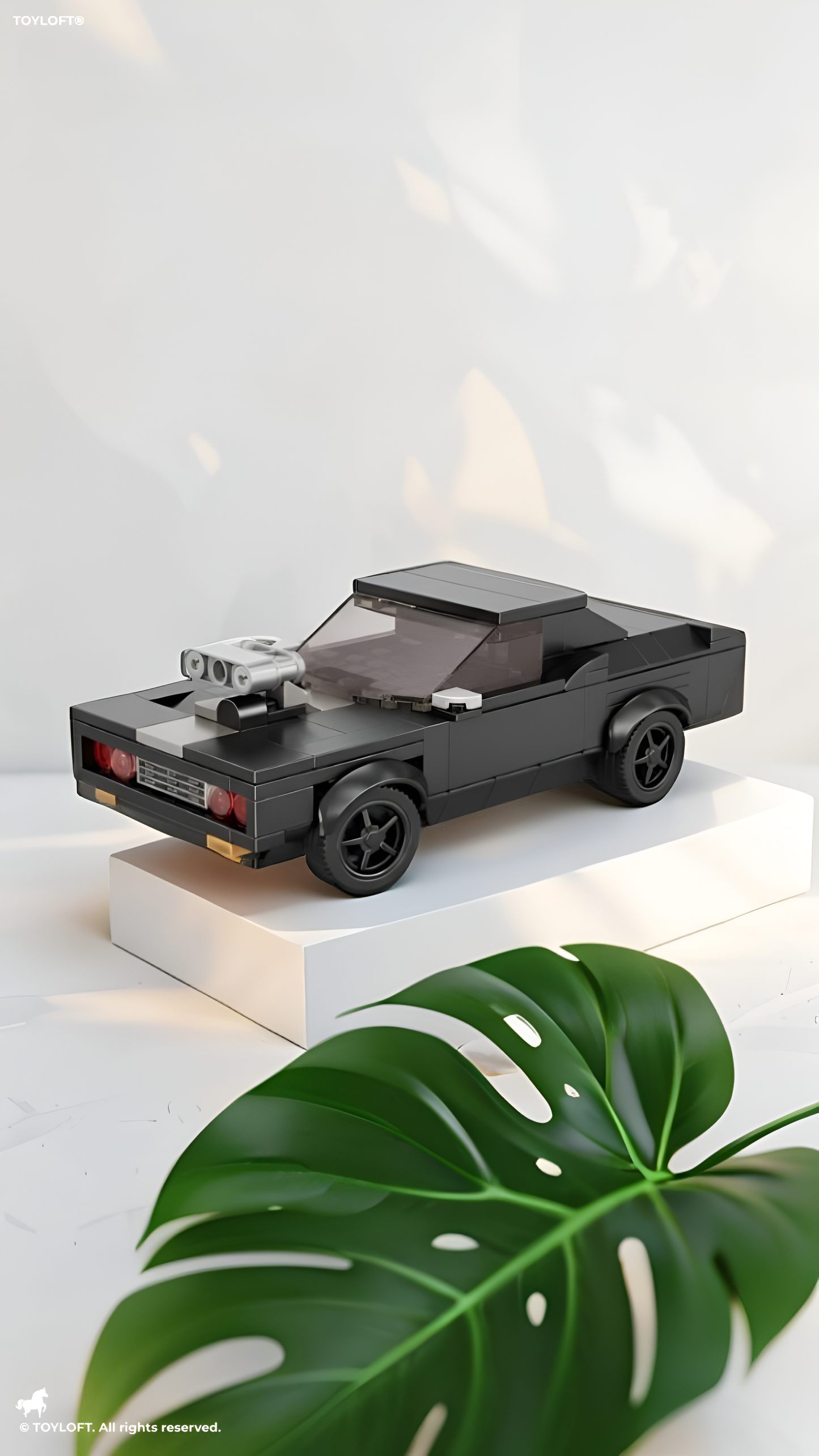 Block RC Car Building Set 1:20 Scale – Modular Remote Control Muscle Car Kit TV6838.