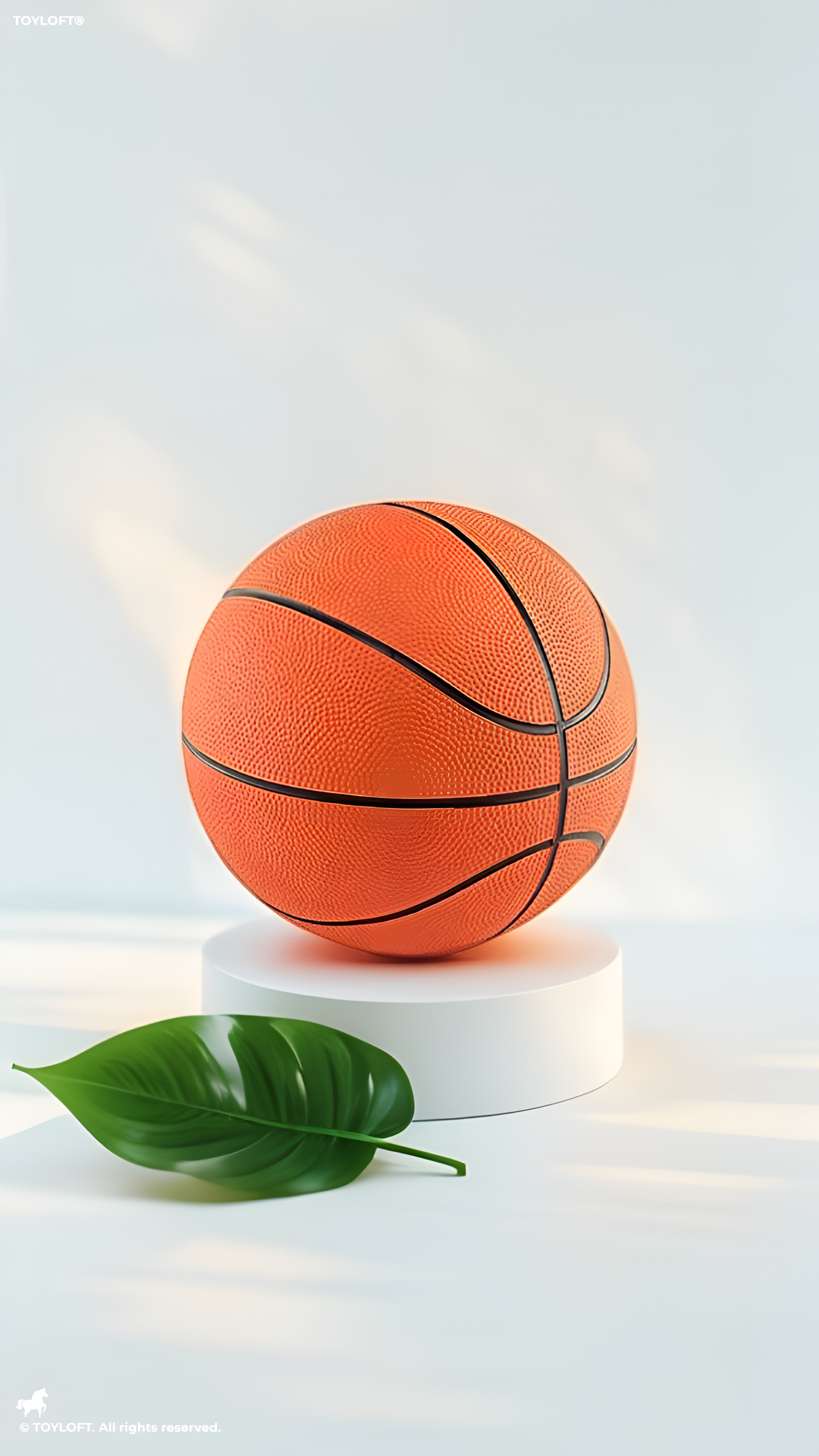 Premium Athletic Basketball – Standard Full Size Durable Rubber Construction for Driveway, Park, or Gym Perfect for All Ages TV2482