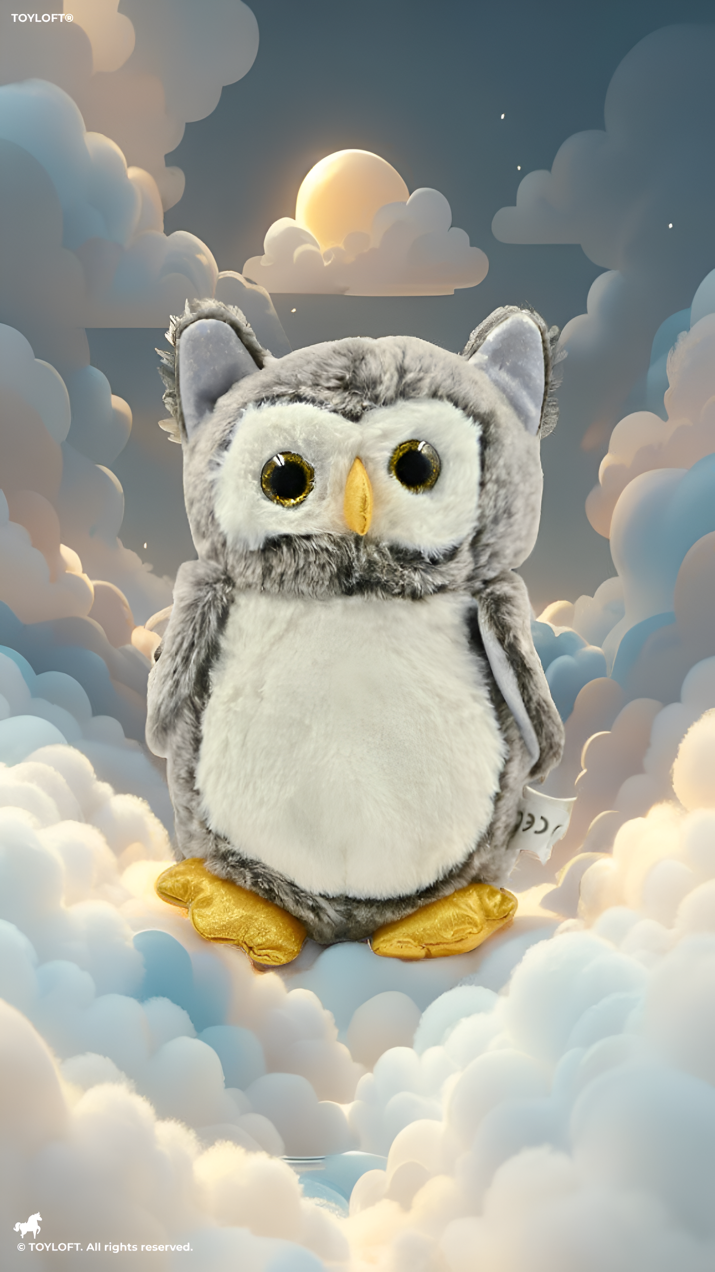Owl Plush Toy 8 Inch Soft Stuffed Owl Doll ST11533.