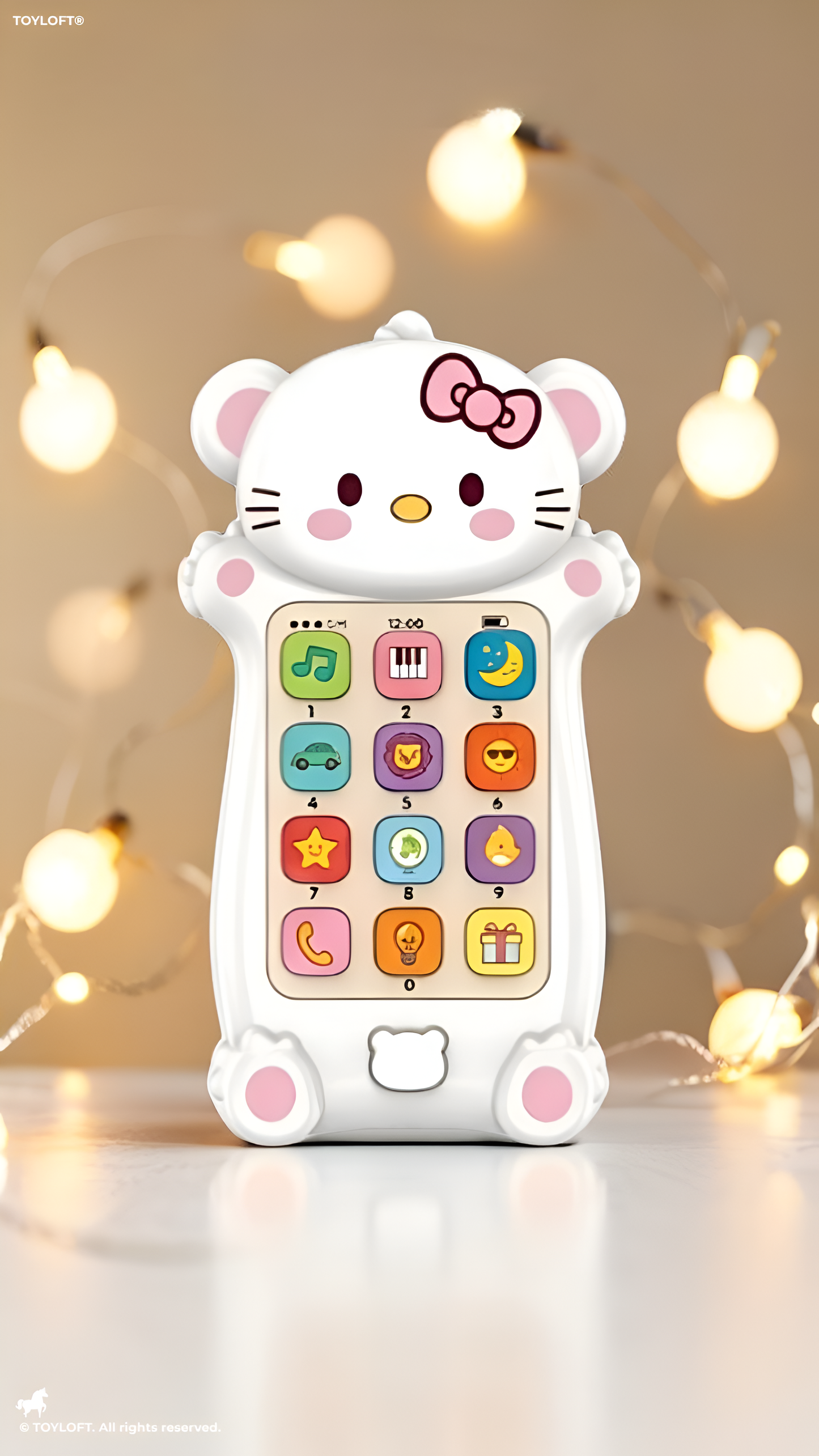 Hello Kitty Inspired Baby Toy Phone – Educational Pretend Play Smartphone for Infants NX15507.