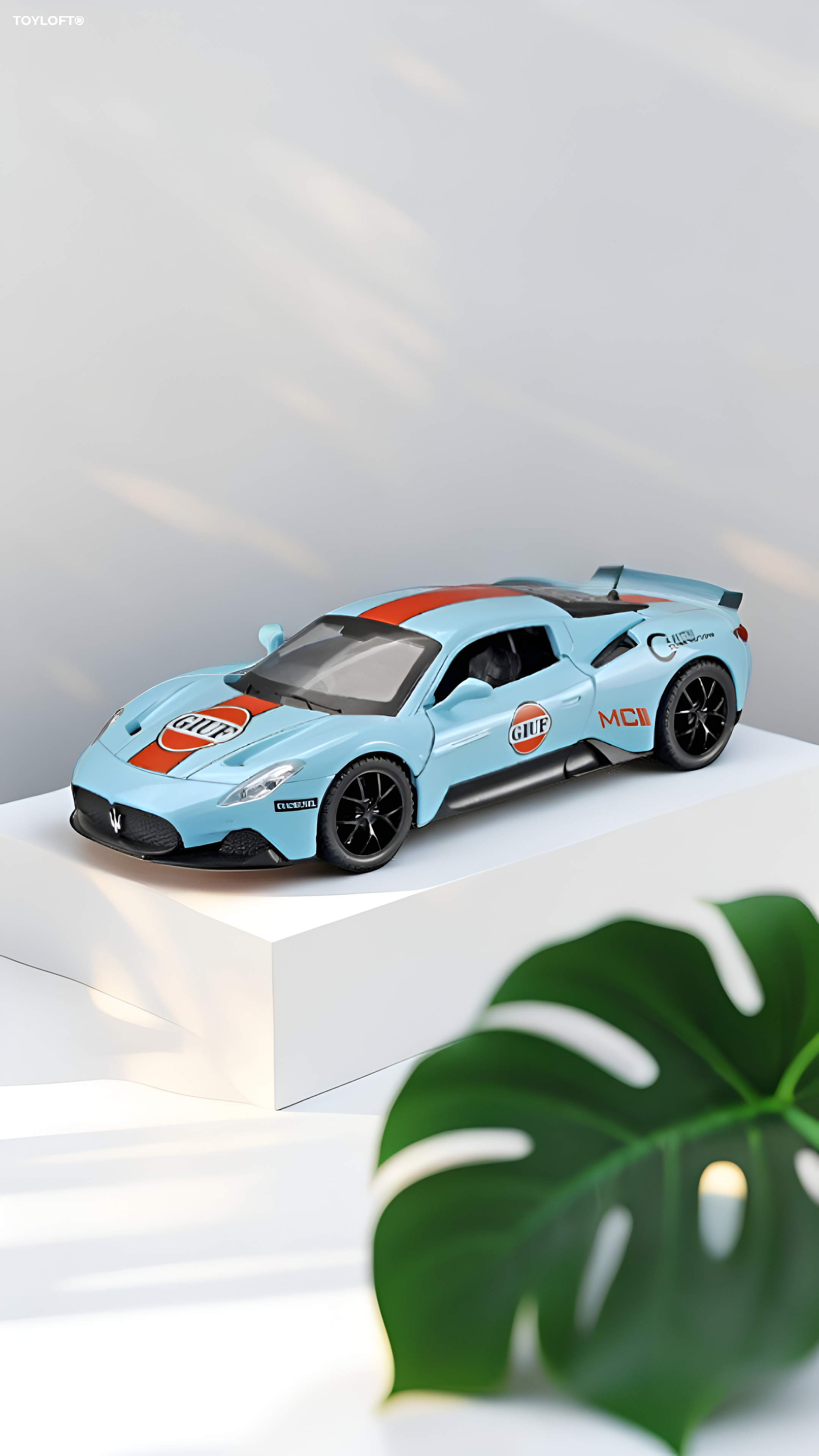 Maserati MC20 Gulf Edition Diecast Car 1:32 Scale – Limited