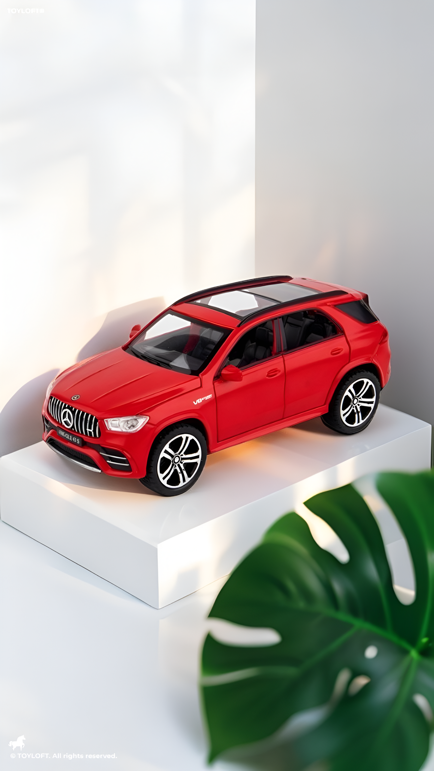 Mercedes-Benz AMG GLE 63 S Diecast Model Car 1:32 Scale – Premium Metal Luxury SUV Replica with Opening Doors & Sunroof, Collectible LMI15382