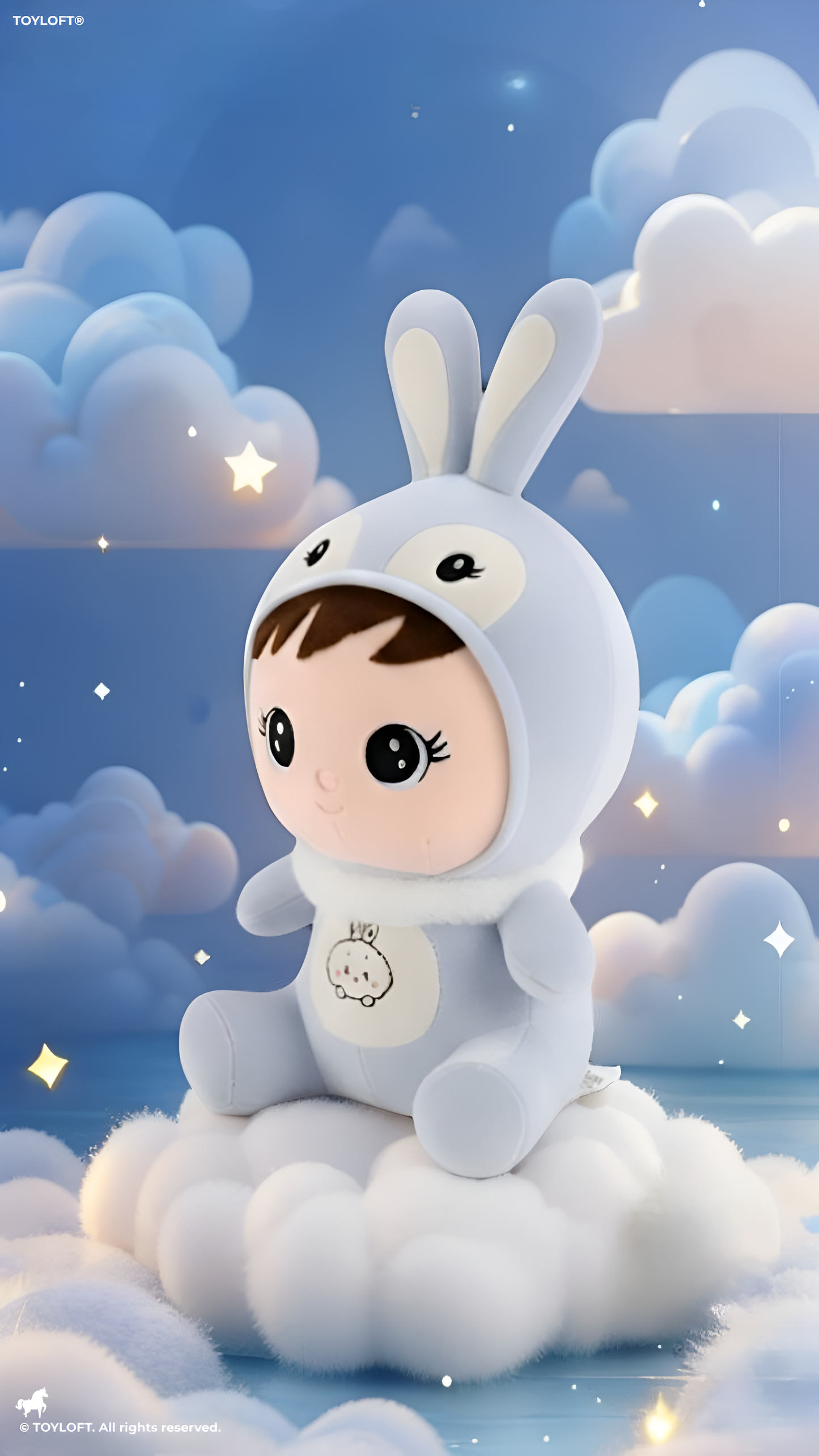 Kawaii Plush Doll – Anime Chibi Plushie Onesie with Removable Hood ST8920.