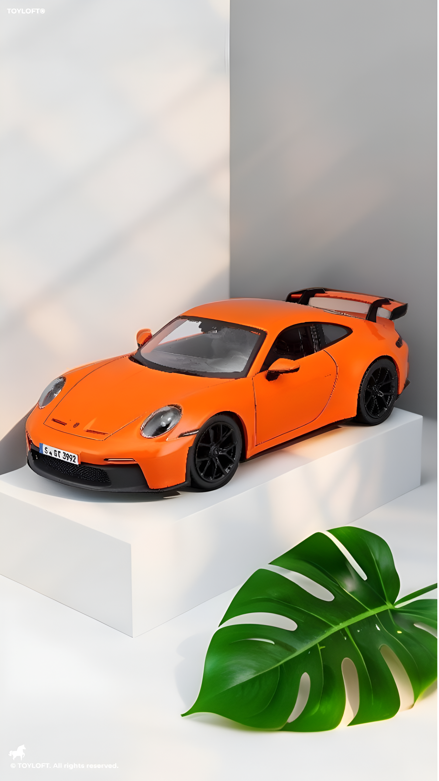 Porsche 911 GT3 (992) Die-Cast Model Car – Orange Collector’s Edition Premium Scale Replica | Collectible Sports Car Model MD2641