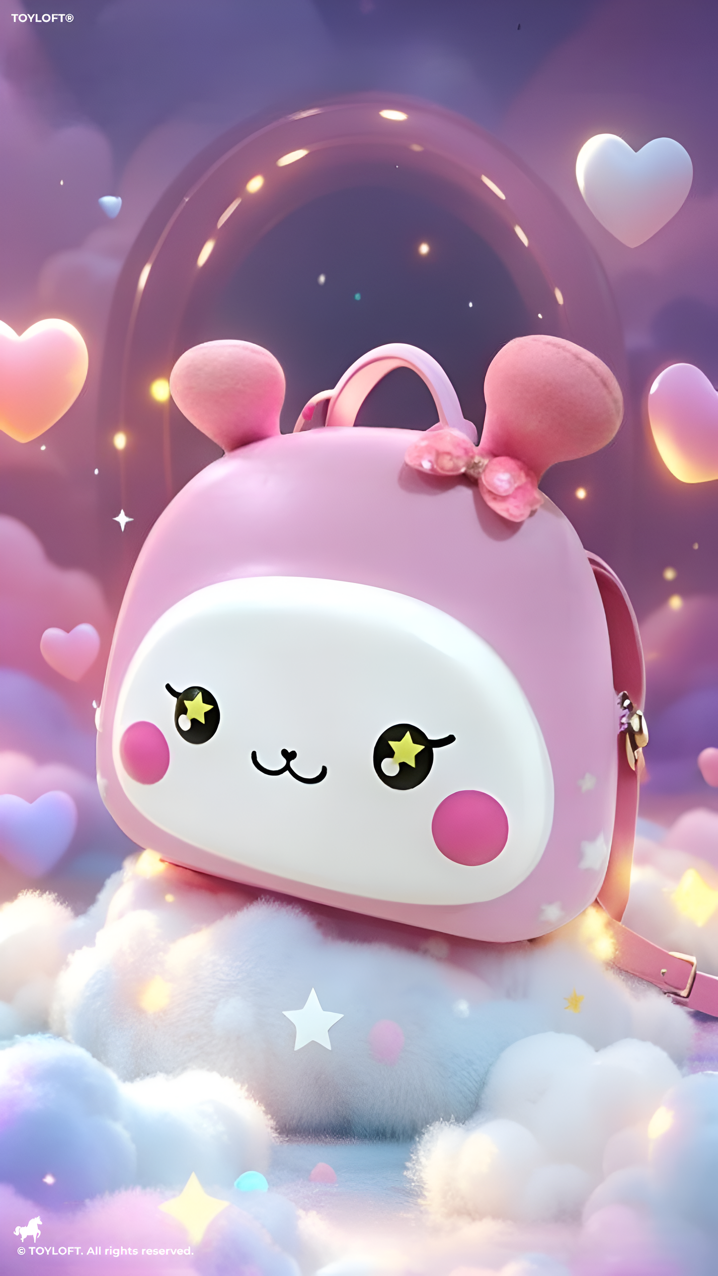 Cute Pink Bunny Backpack for Girls | Kawaii Plush Toddler School Bag | Soft 3D Animal Daycare Backpack