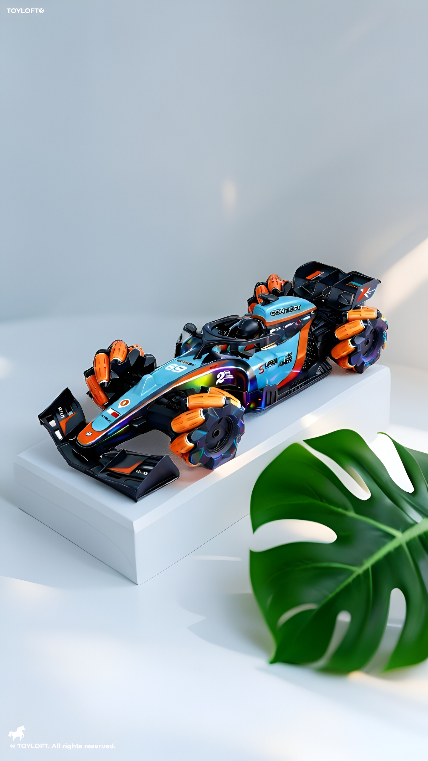 High-Speed RC Formula 1 Racing Car – Remote Control F1 Car with 360° Rotation TV7001.