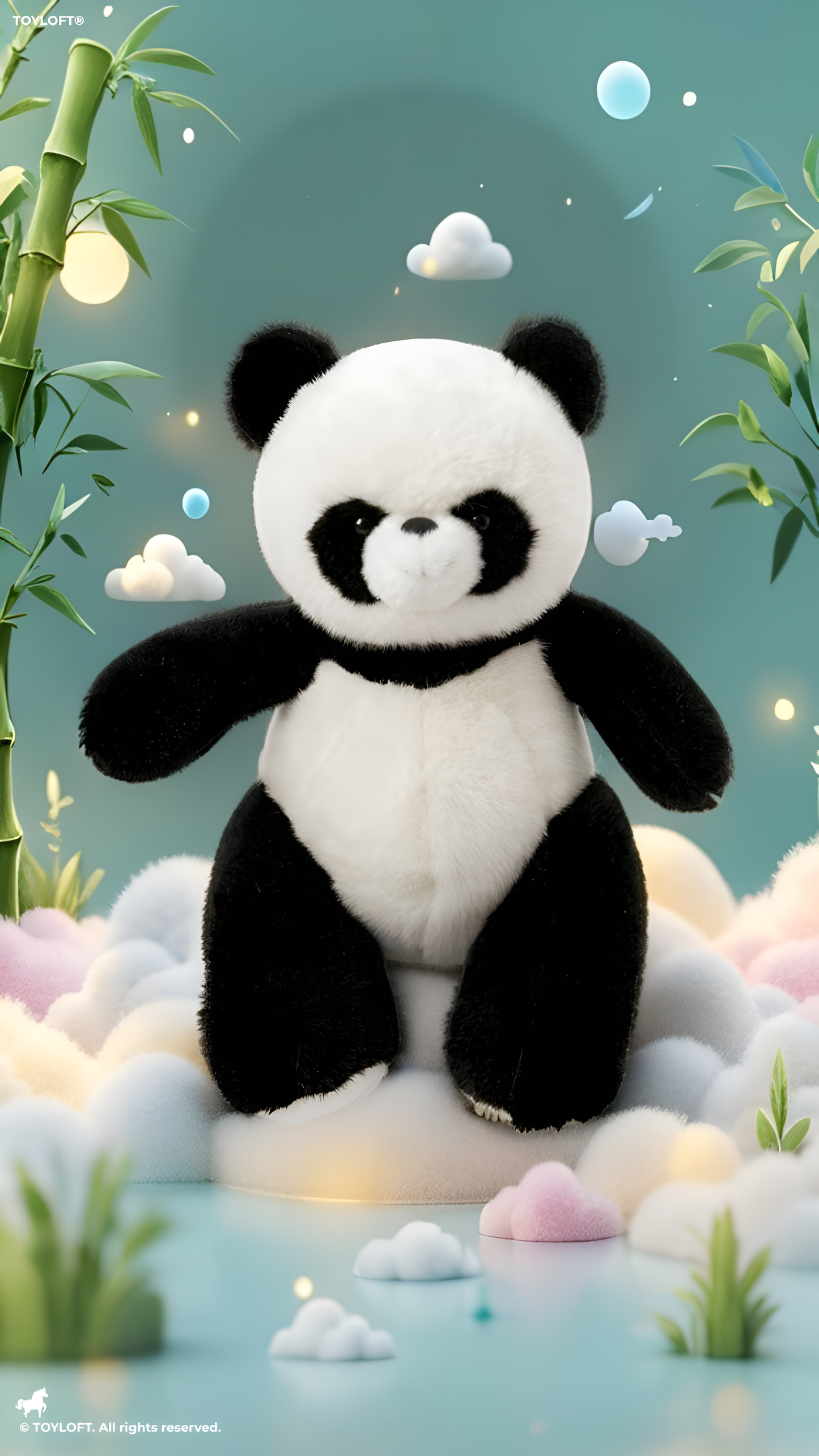 Premium 40CM Panda Plush Toy – Ultra-Soft Black & White Stuffed Teddy Bear for Kids & Toddlers, Cuddly & Safe Gift for Boys and Girls ST15854