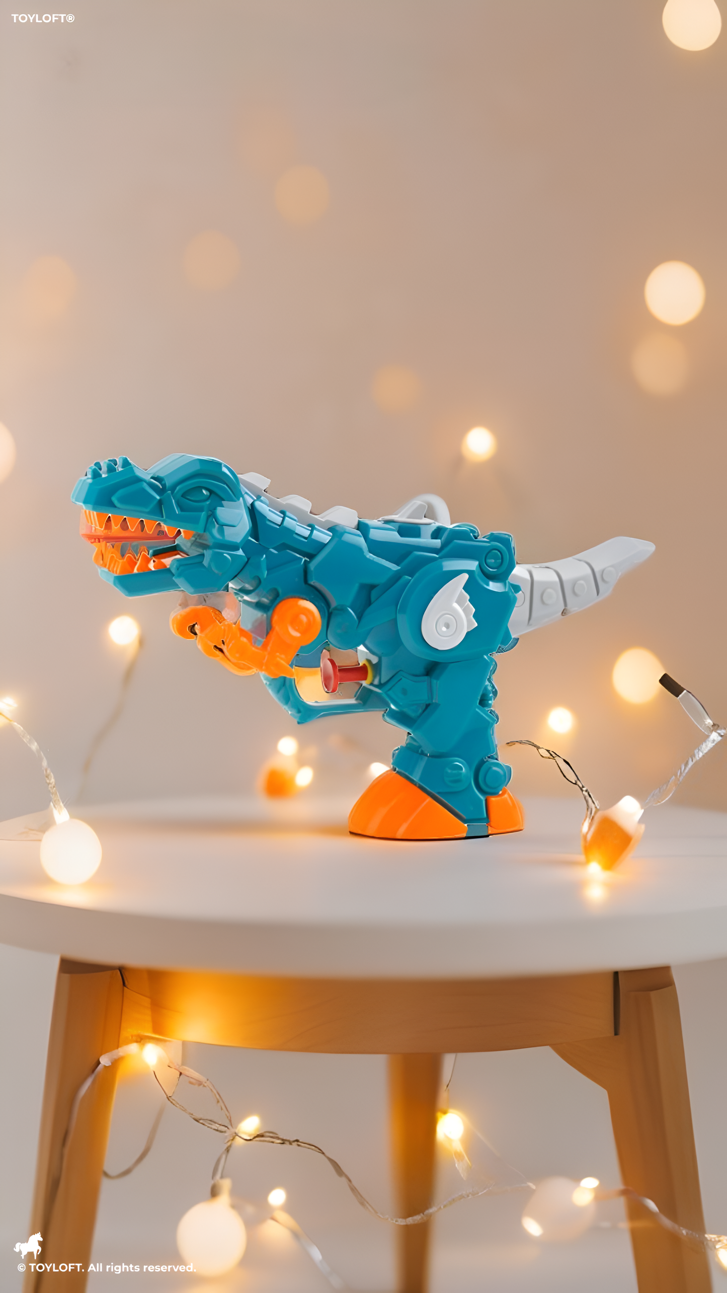 RexStorm – Rechargeable T-Rex Water Gun | Auto Spray Dinosaur Holi Pichkari LMI11661.