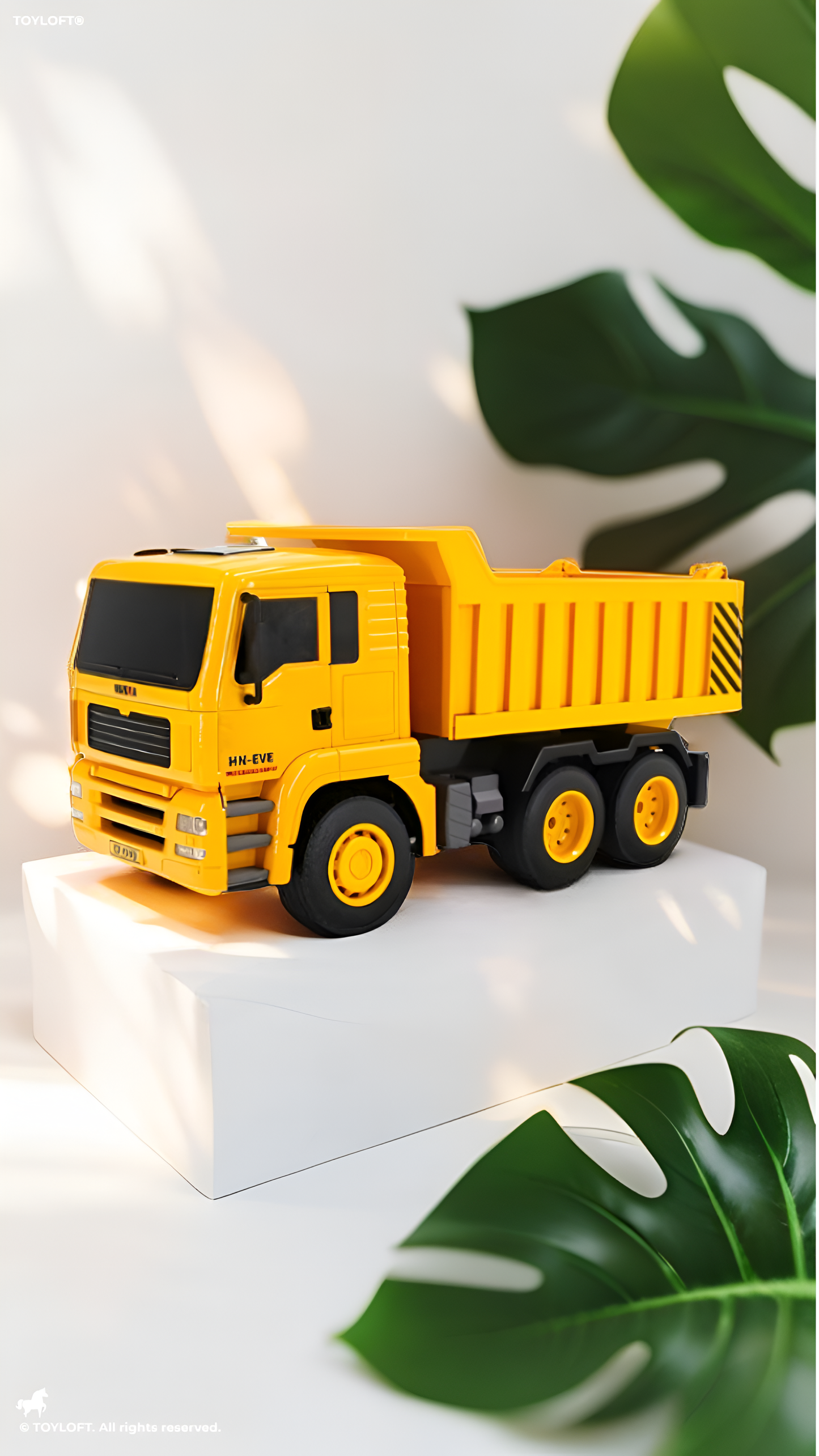 Remote Control Dump Truck Toy – Heavy Duty Engineering Truck TV4378.