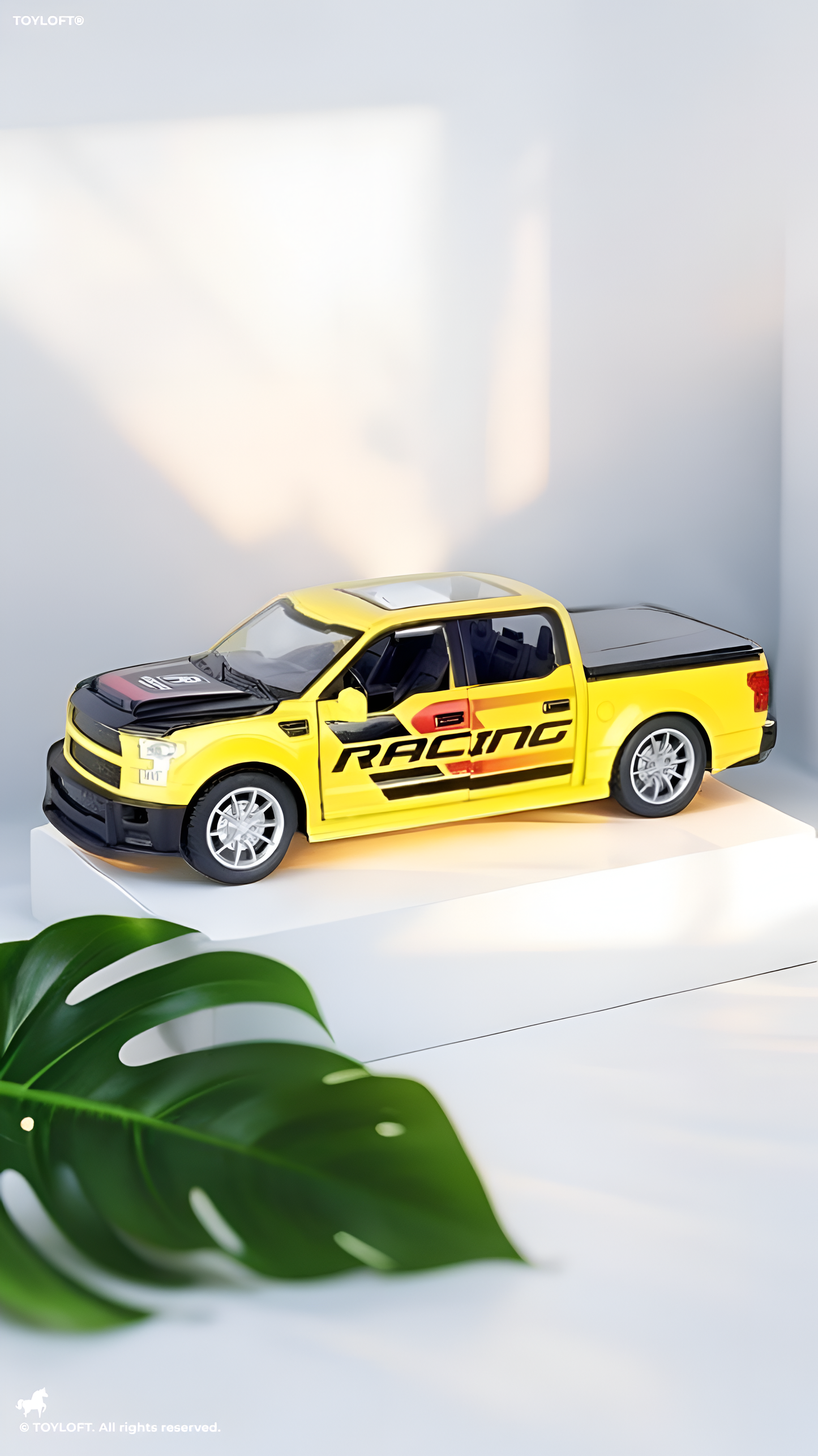Yellow - Power Racing Truck Toy – F350 Truck Model with Opening Doors | High-Detail Collectible Toy for Kids & Enthusiasts Scale 1:22 TZ-OS1412. (Copy)
