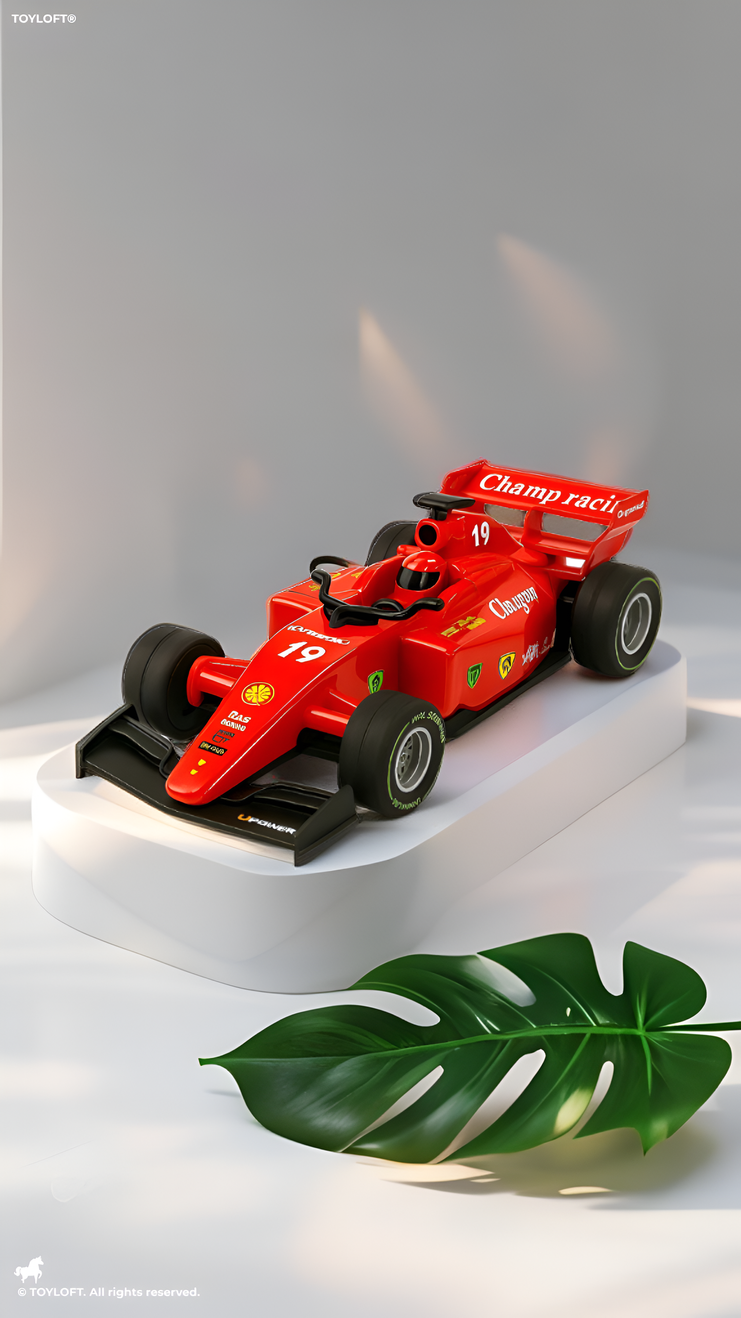 High-Speed Remote Control F1 Racing Car with Mist Spray, 360° Front Wheels Rechargeable RC Car TV6621.