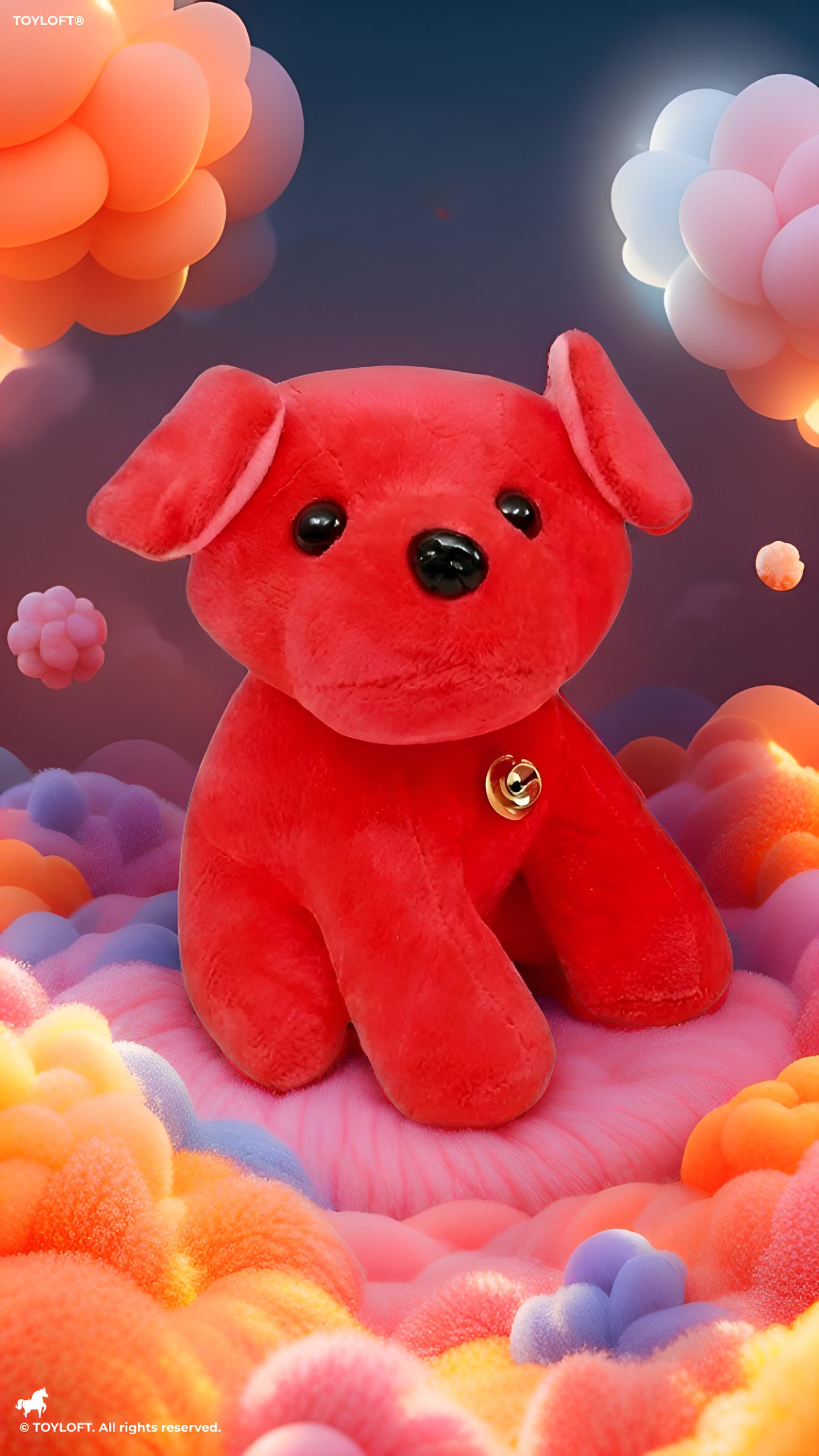 Red Labrador Puppy Plush Soft Toy with Bell Collar – 7-Inch Ultra-Soft Stuffed Dog for Kids & Toddlers, Cute Cuddly Animal Gift for Boys & Girls ST12003