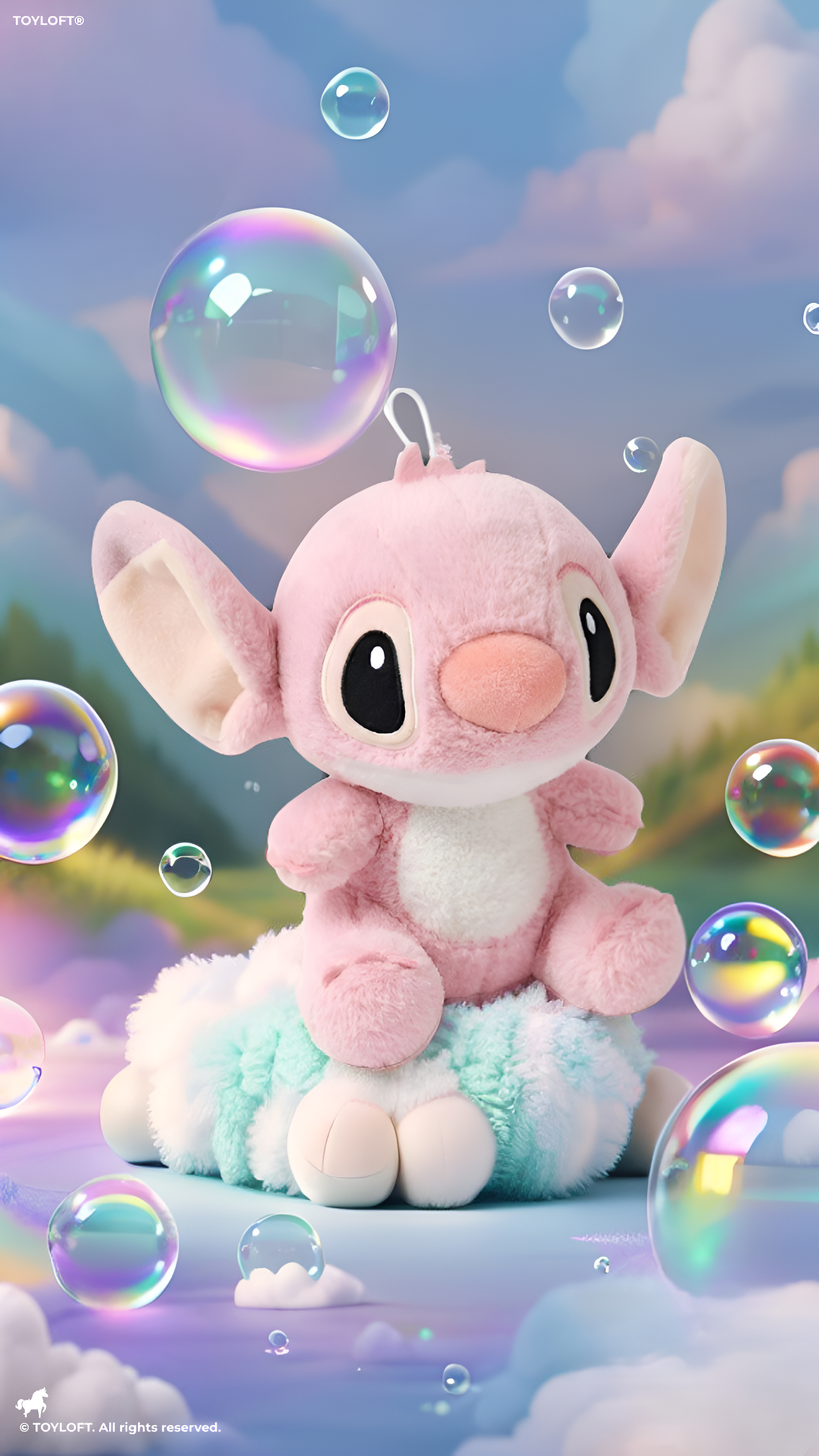 Disney Lilo & Stitch Plush Toy, 8-Inch Soft Stuffed Animal Alien Doll, Cute Pink Stitch Collectible Plushie for Kids ST14873