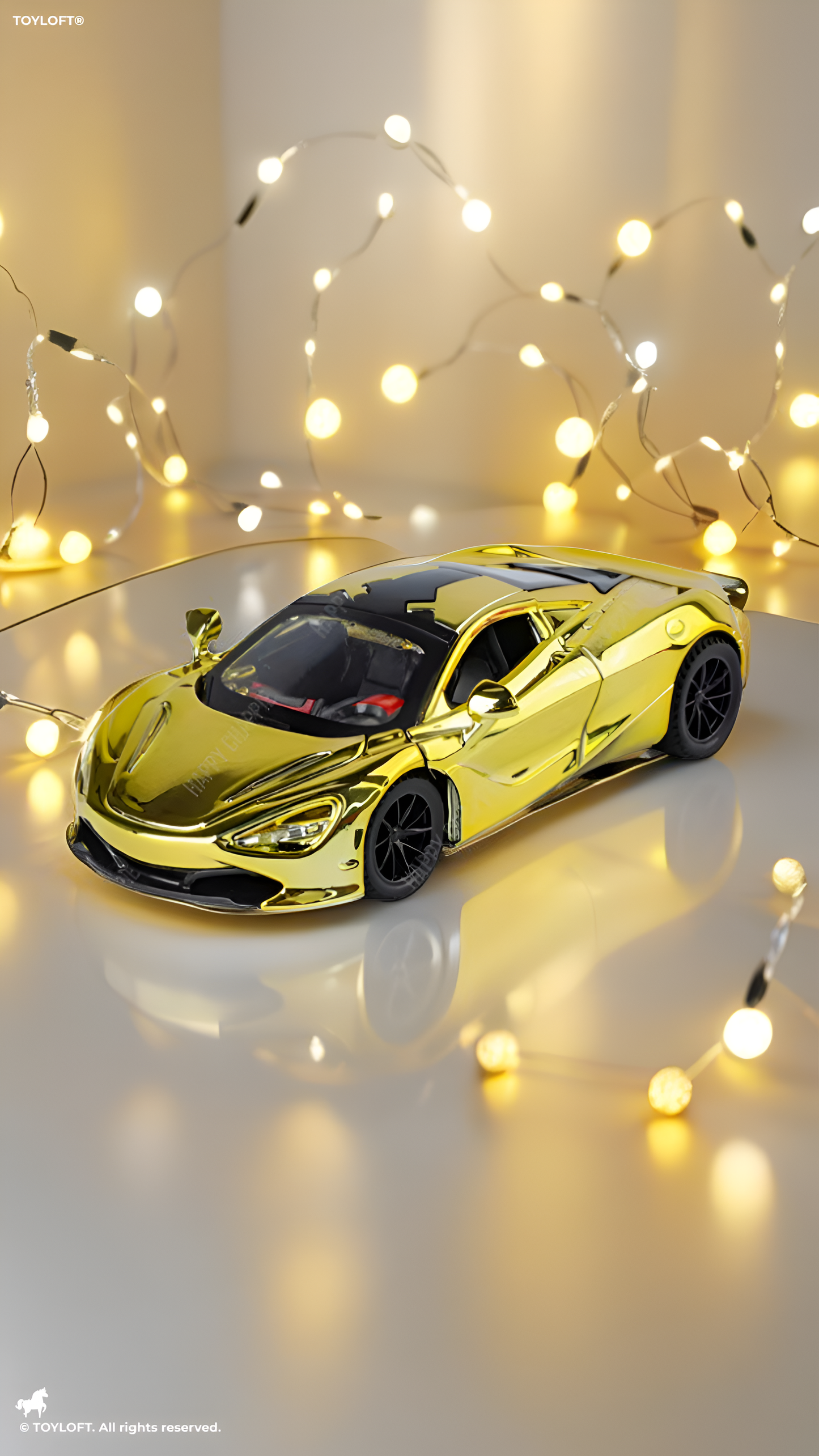 McLaren 720S Die-Cast Toy Car 1:32 Scale - Luxury Metal Model Vehicle TV488 - Free Car Inside.