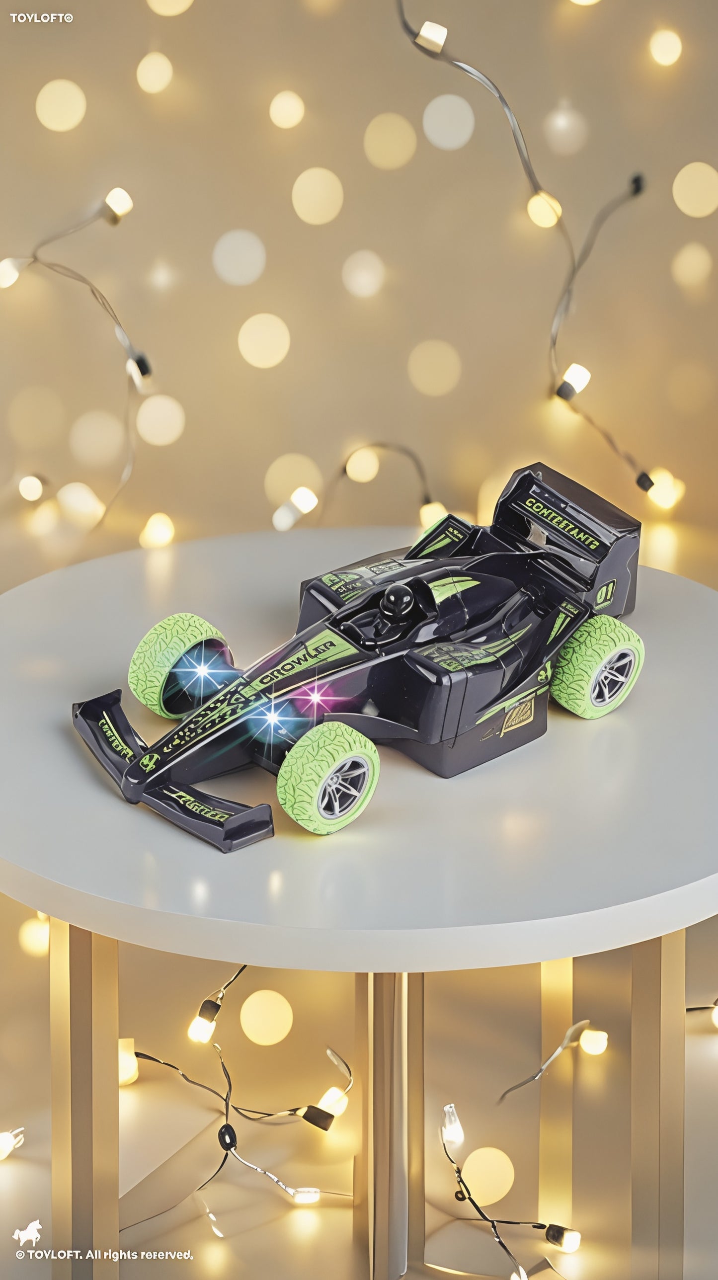Remote Control Formula 1 Racing Car Green LMI16737.