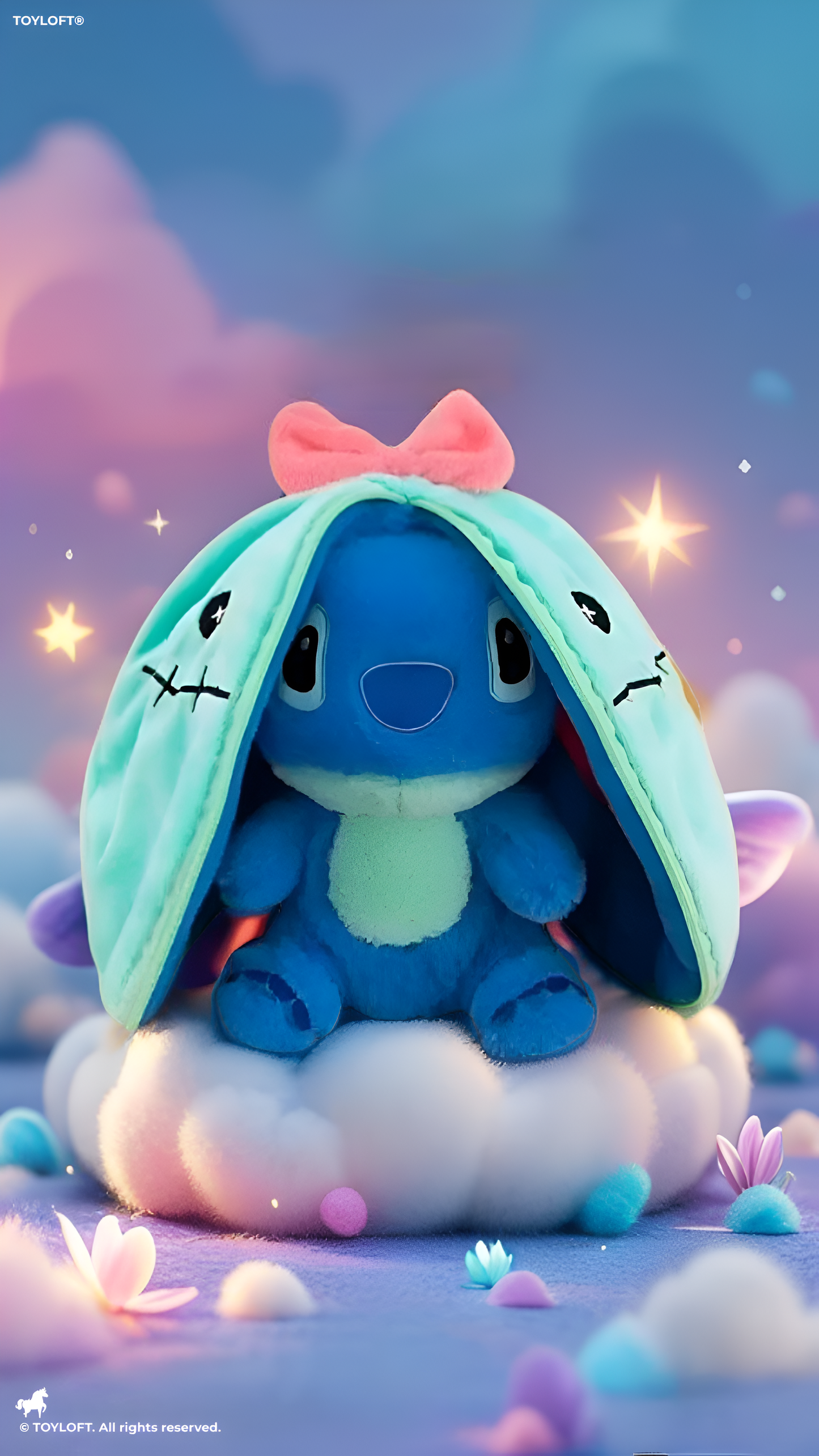 Angel Plush Toy 45cm – Stitch Soft Toy Blue ST15951.