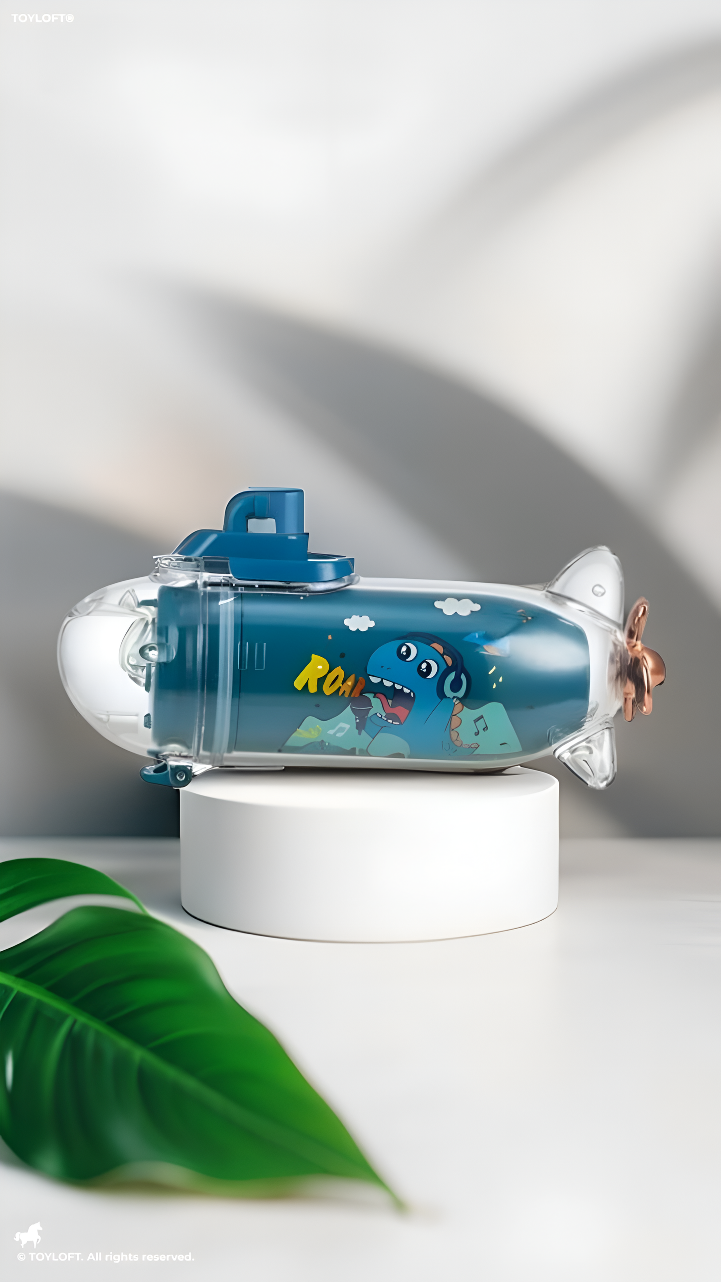 Submarine Water Bottle for Toddlers – 380ml Stainless Steel Leak-Proof, Push Button, BPA-Free NOV6845.