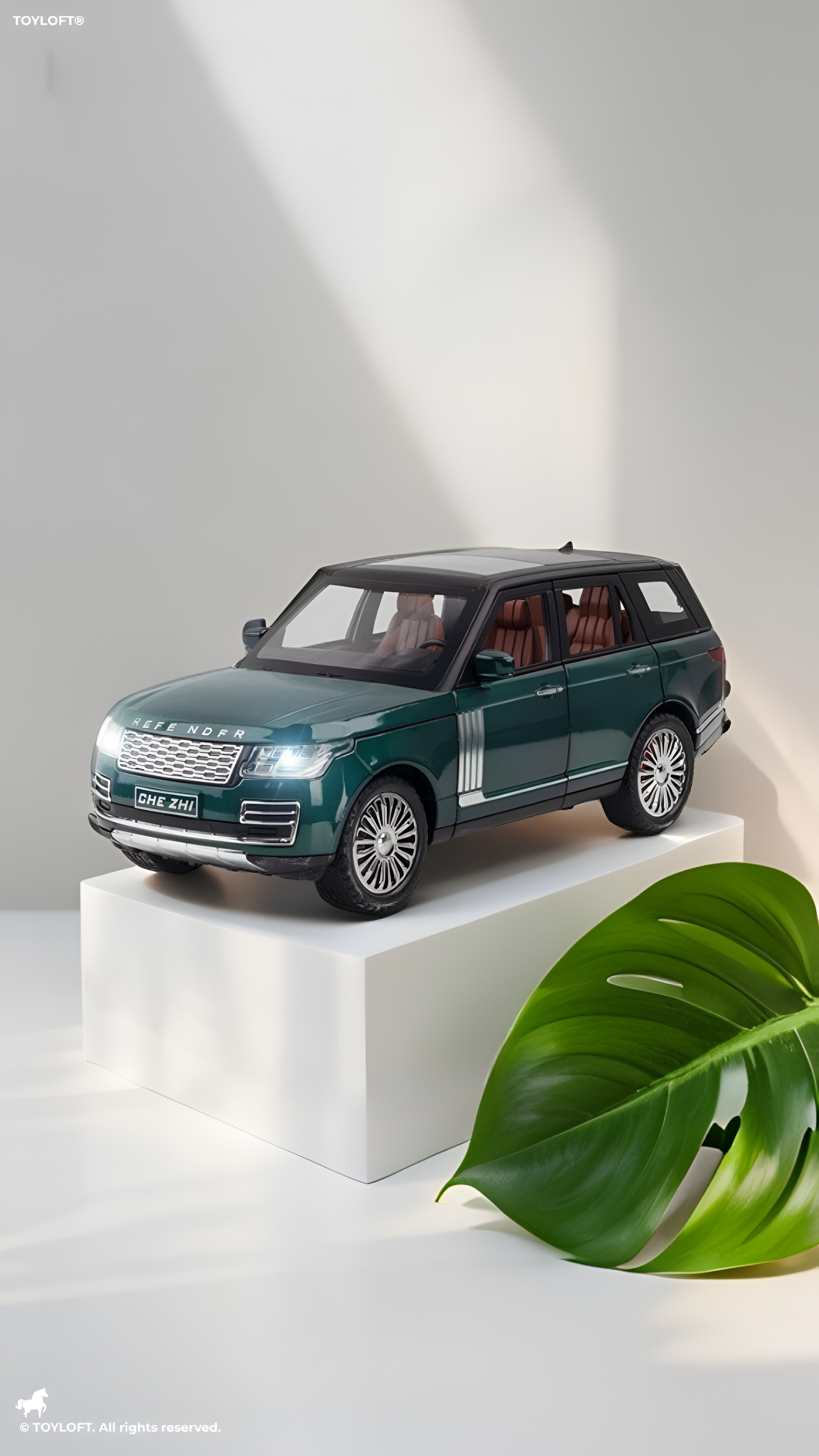 Land Range Rover Metal Model Diecast Car - Green (L3-95)