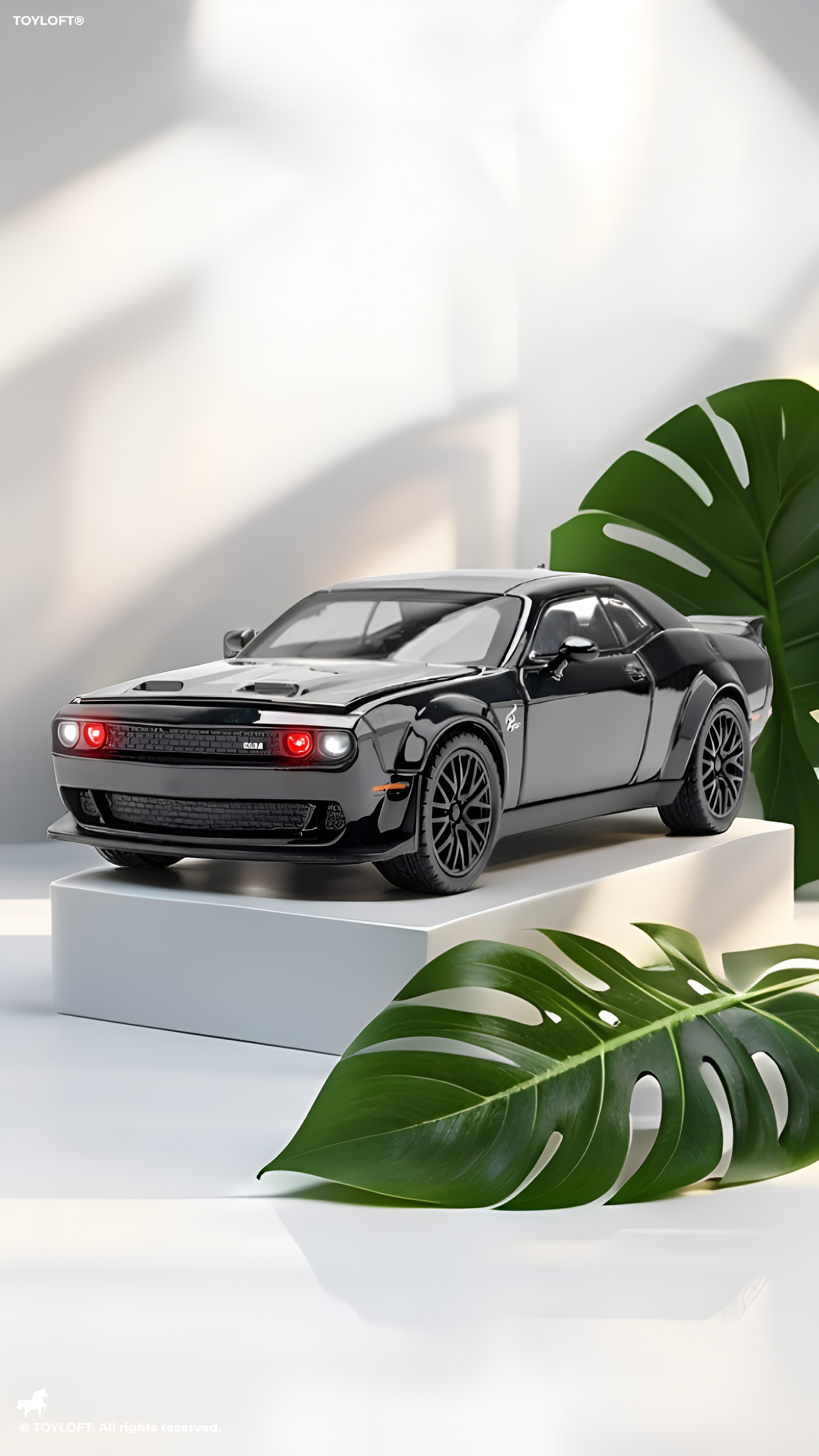 Dodge Challenger SRT Hellcat Redeye 1:32 Scale Diecast Model Car – Detailed Collectible Replica - Free Car Inside -LMI15646.