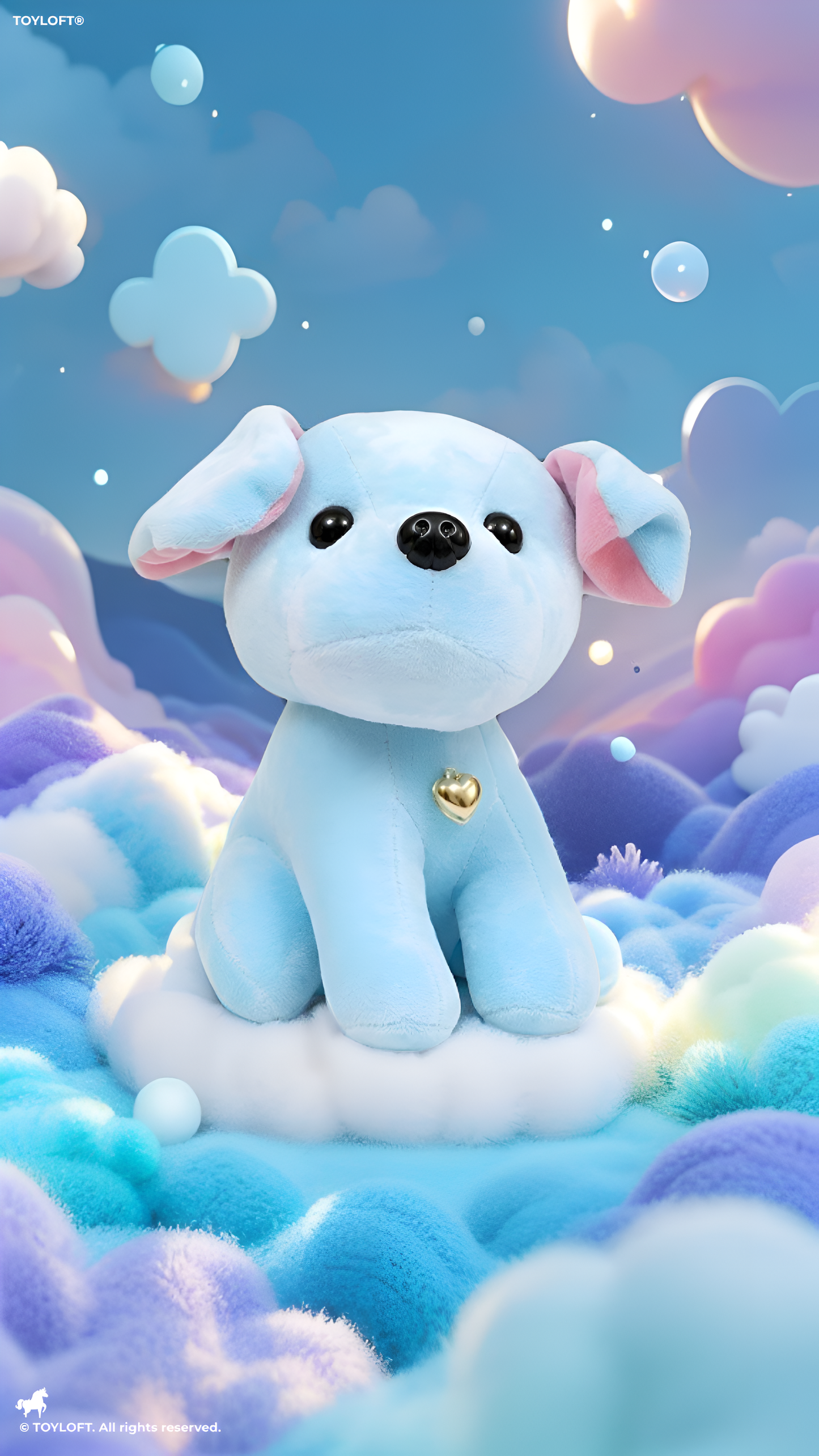 Blue Labrador Puppy Plush Soft Toy with Bell Collar – 7-Inch Ultra-Soft Stuffed Dog for Kids & Toddlers, Cute Cuddly Animal Gift for Boys & Girls ST12003