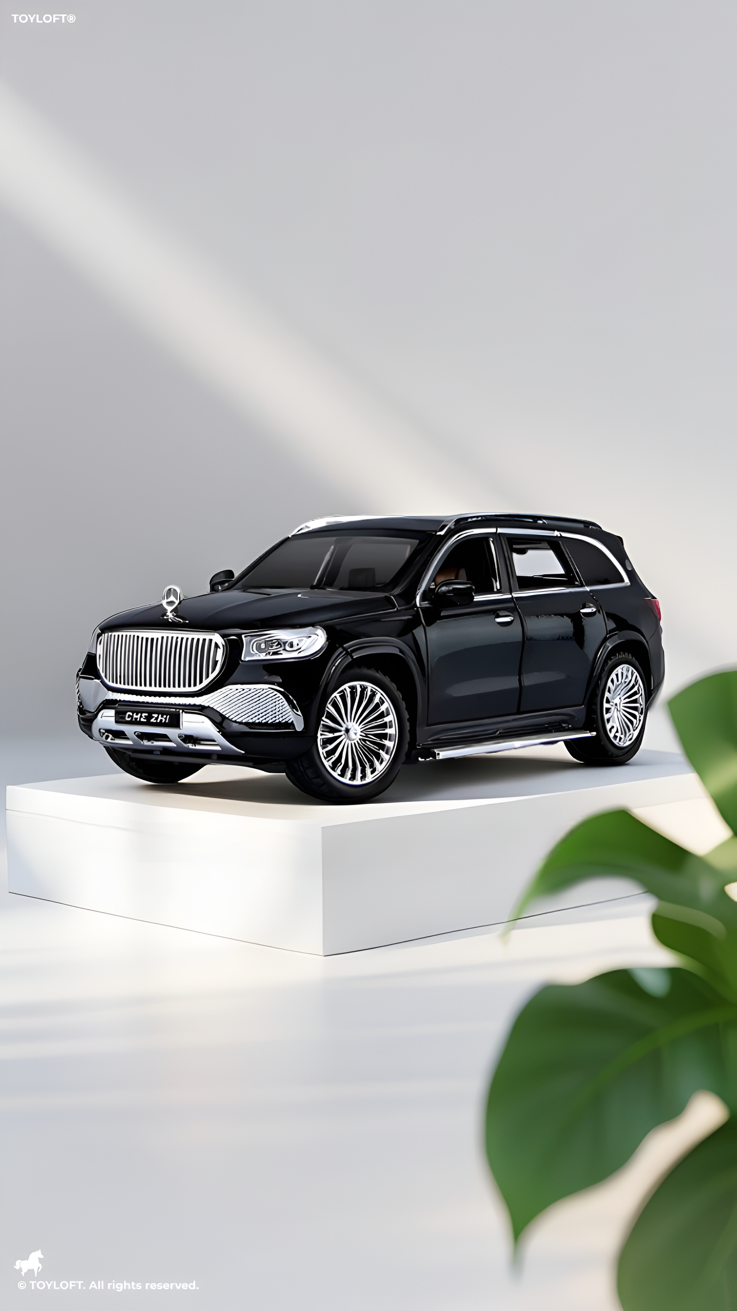 Mercedes-Maybach GLS 600 1:24 Diecast Model Car – Luxury SUV Collectible Toy Black LMI16534.