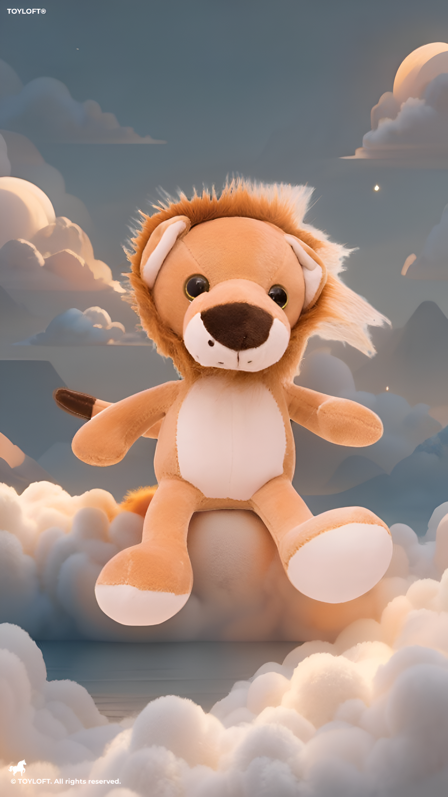 Soft Lion Plush Toy – Cute Stuffed Lion Animal ST11938.