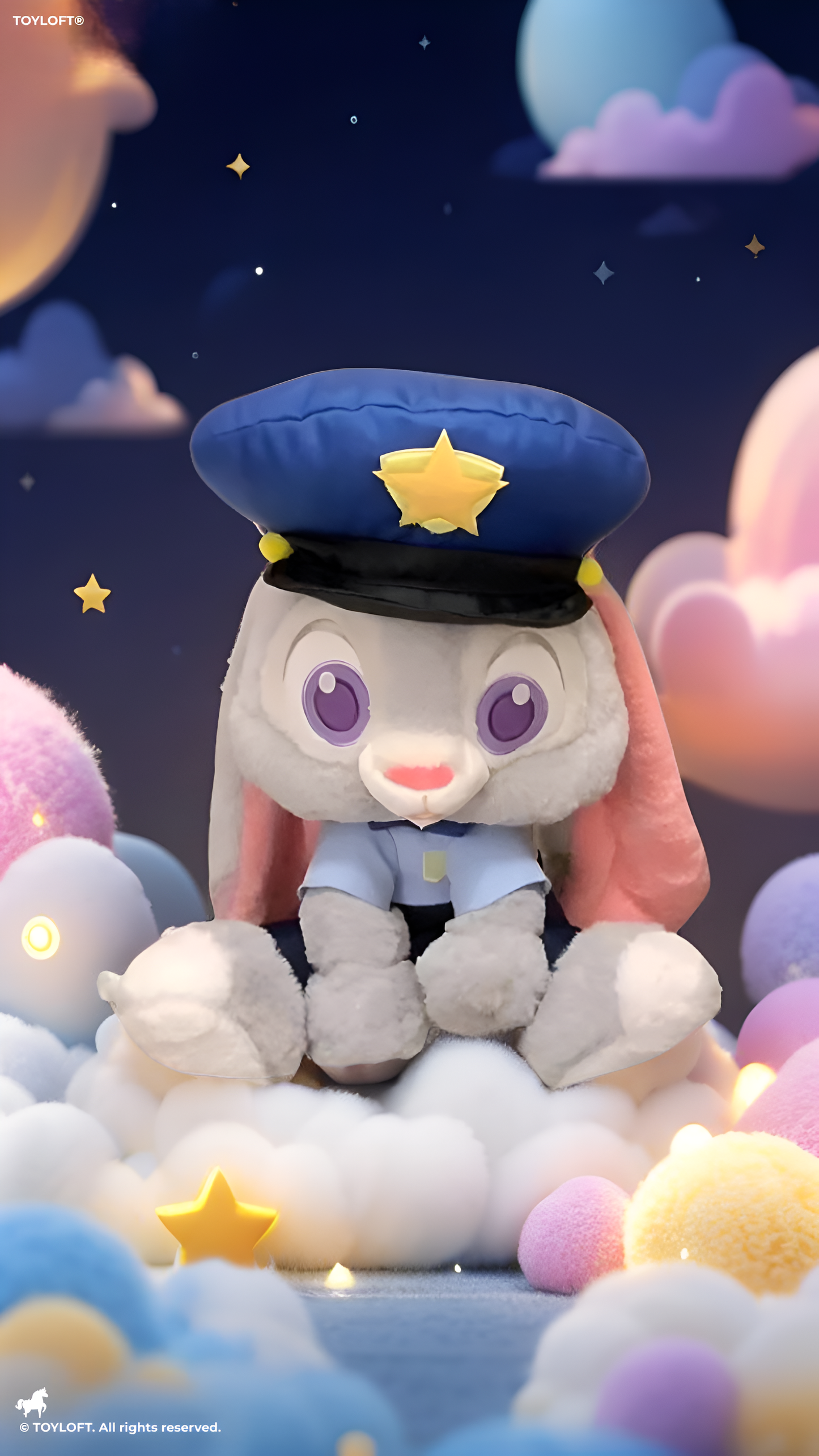 Judy Hopps Police Bunny Plush Toy 35cm – Cute Rabbit Stuffed Animal ST15539.