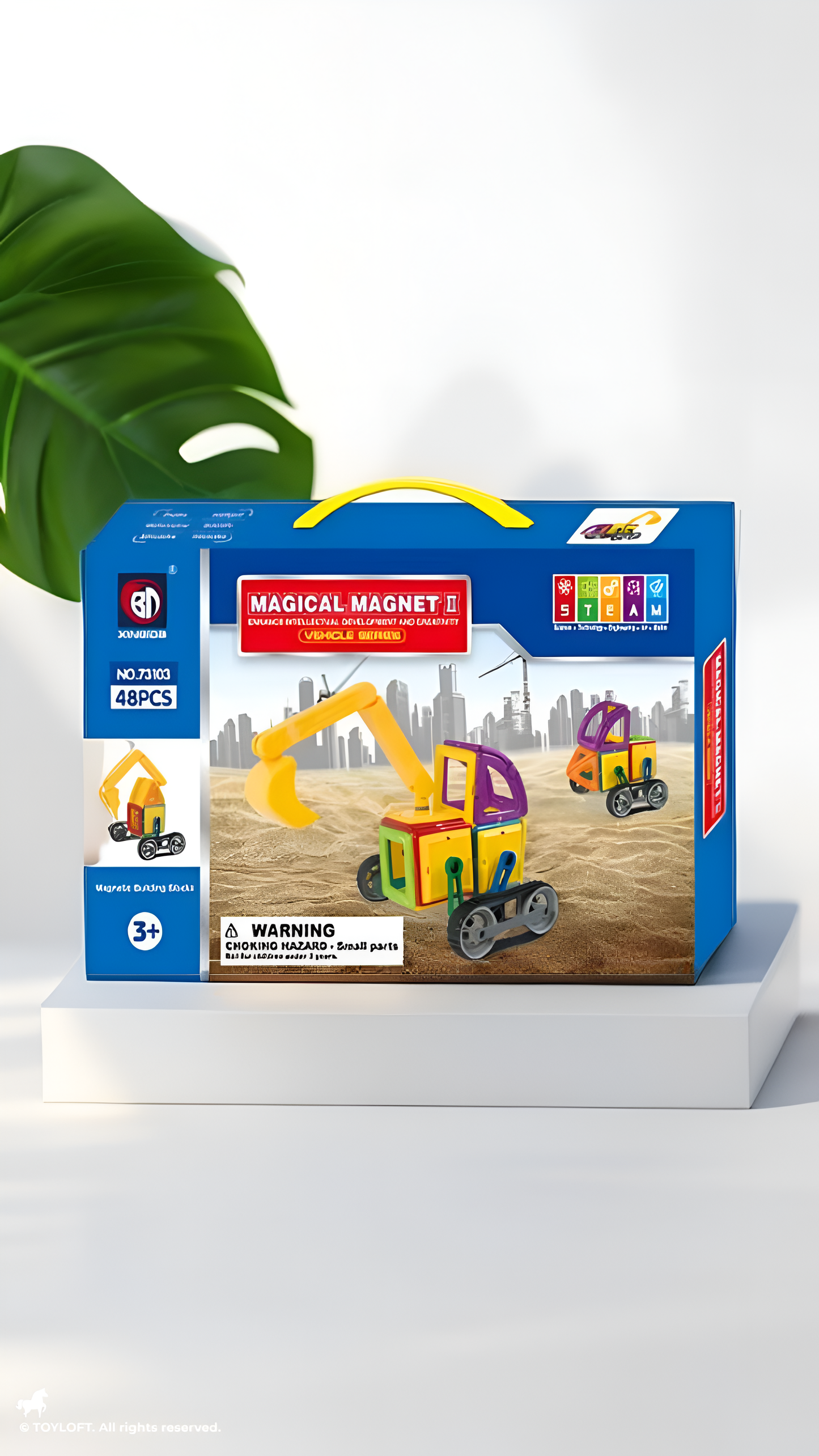 MagniBuilder – Educational Building Blocks Toys for Kids | High-quality, Non-toxic, Child-safe plastic - TV1722
