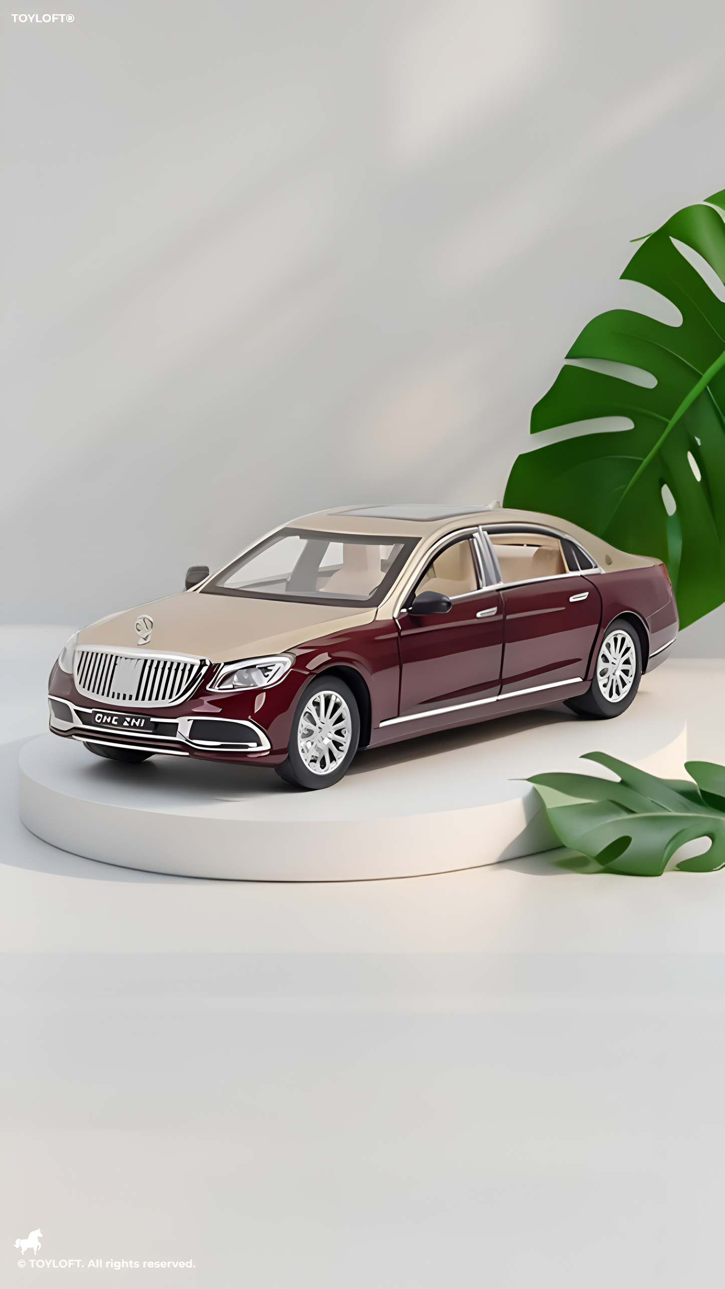 Mercedes Benz Maybach S600 Metal Model Diecast Car - 1:24 Scale - Free Car Inside LMI14224
