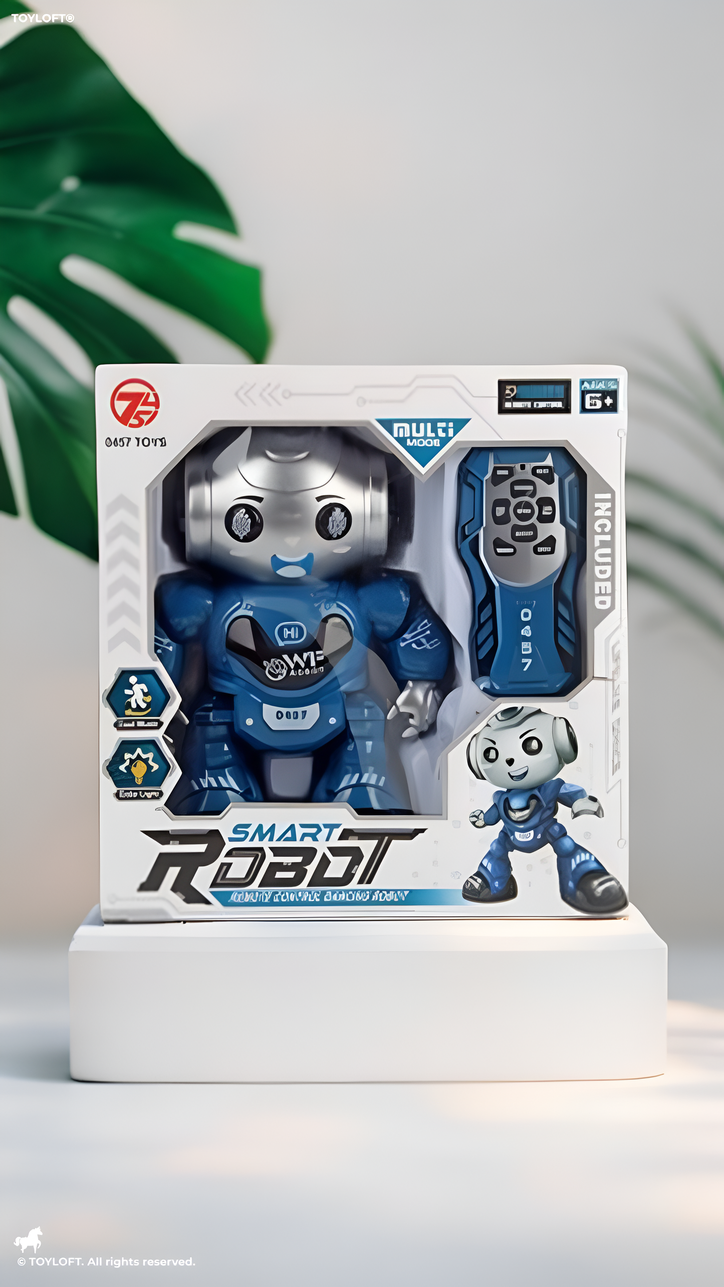 Remote Control Robot Toy For Kids / Silver - MS