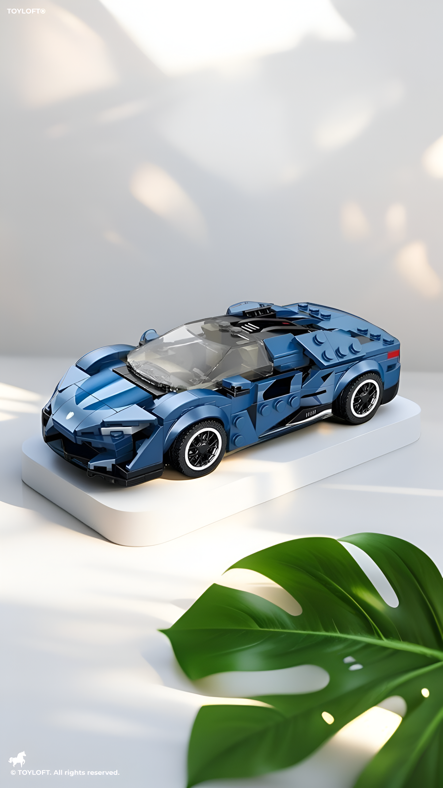 Building Block Chevrolet Camaro Racing Car Toy - Buildable Sports Car Model for Kids & Collectors (MD-N-24)