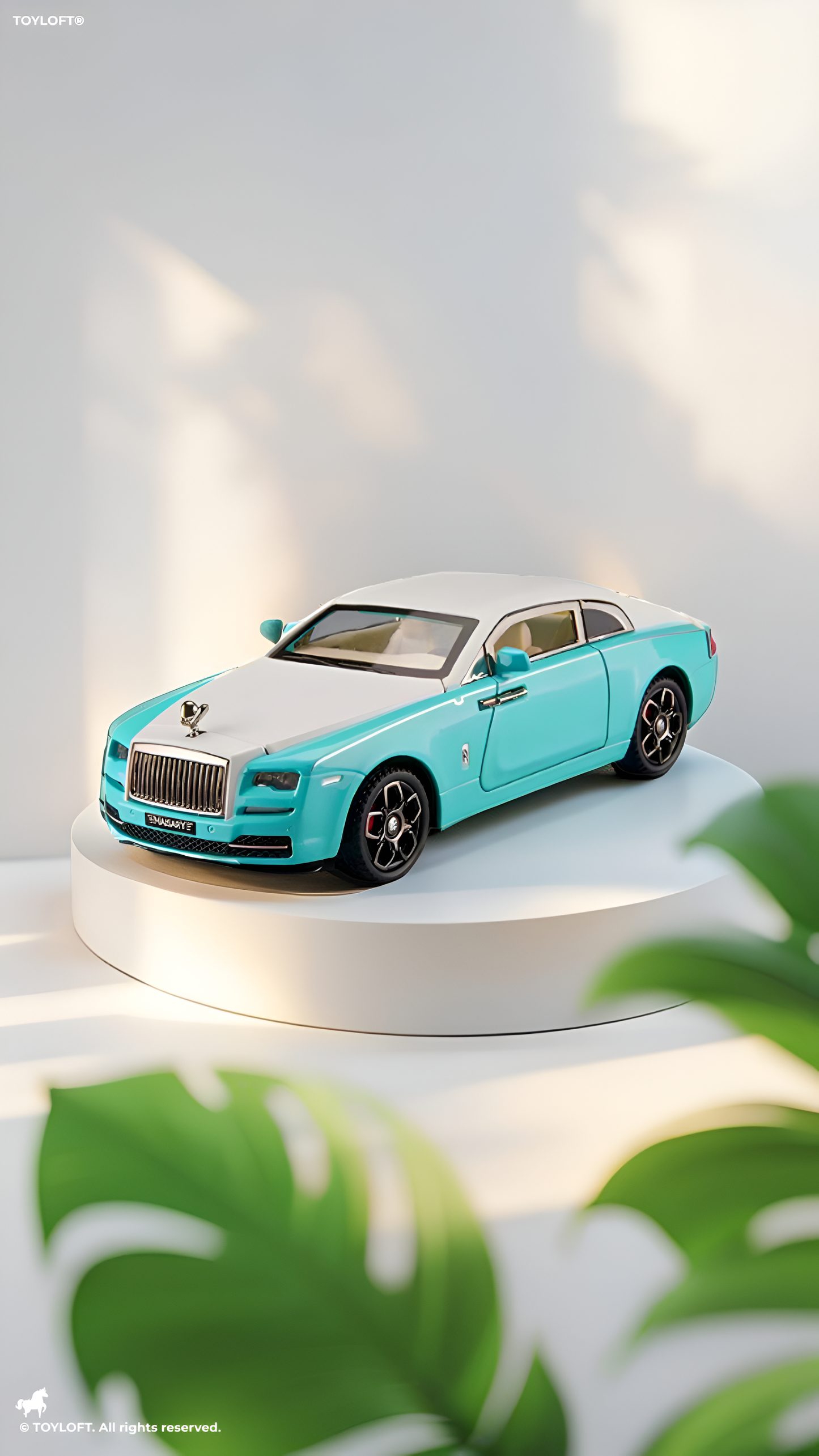 Rolls-Royce Wraith Die-Cast Model Car 1:32 Scale – Luxury Metal Toy LMI16729.