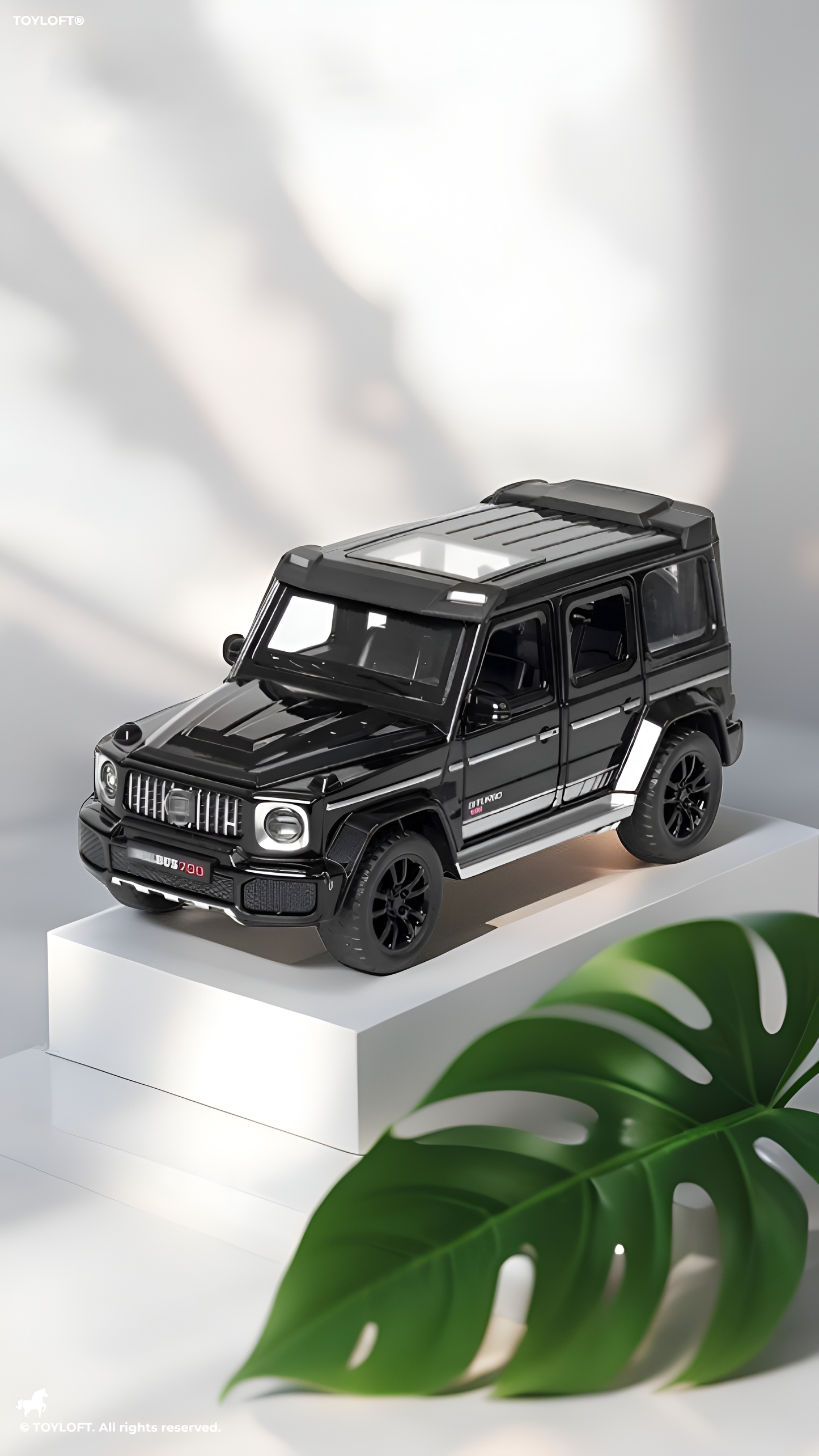 Brabus 1:32 Scale Die-Cast Model Car – Luxury Alloy Sports Car Miniature Black.