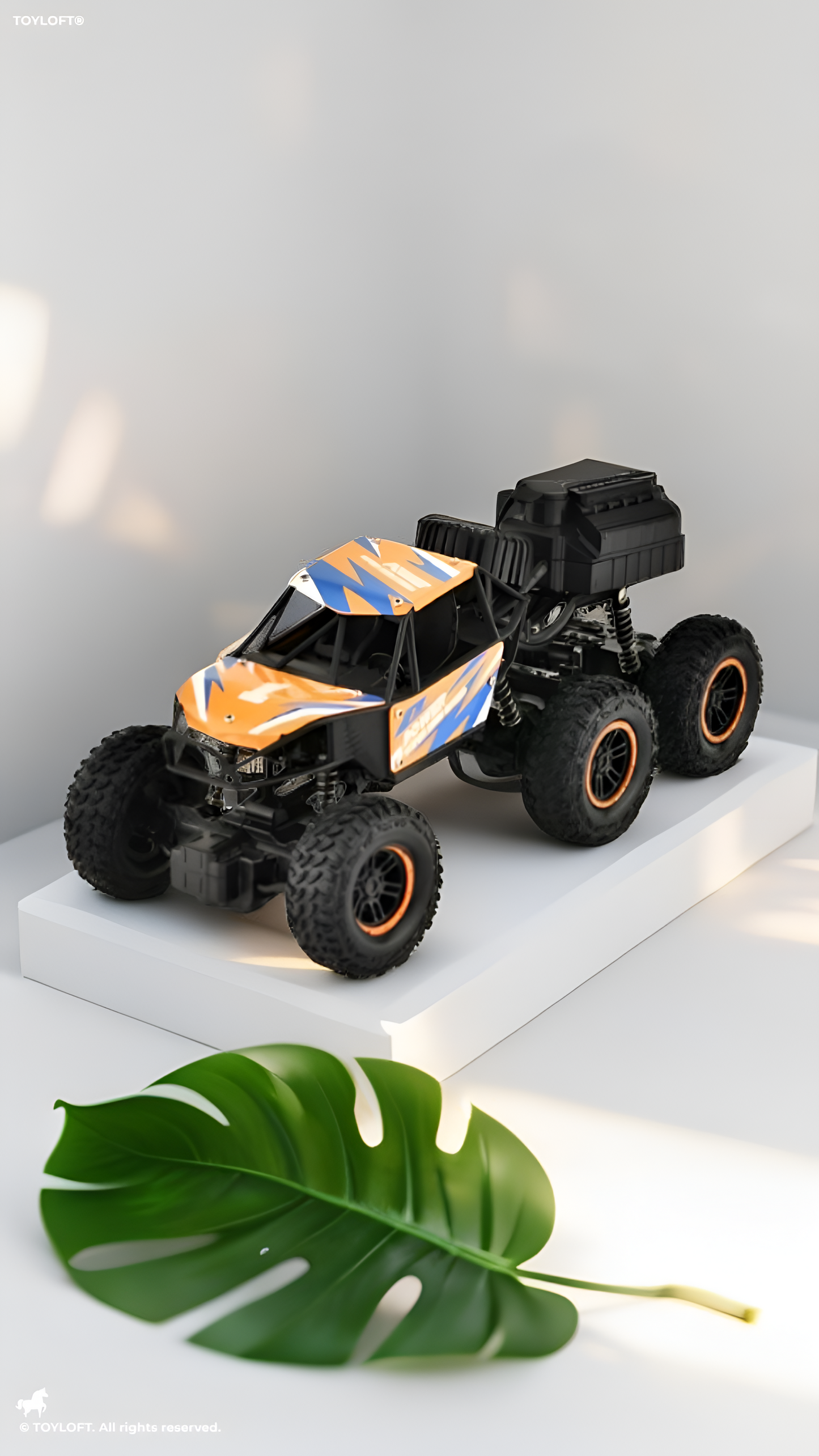 Remote Control Rock Crawler Monster Truck Orange LMI12708.