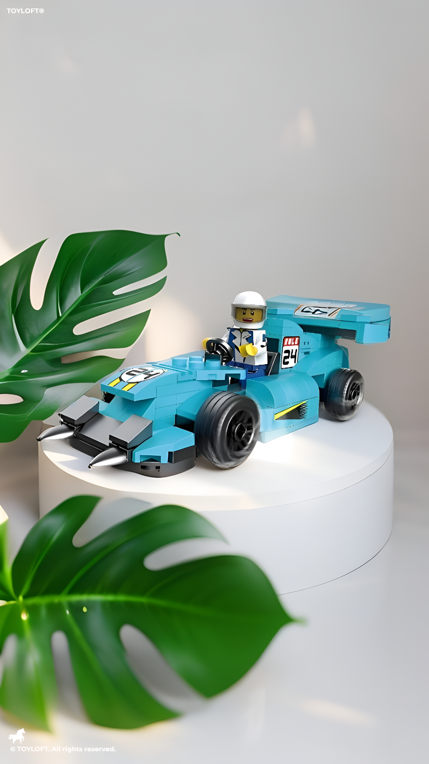 Multificence 10-in-1 Blue Ghost Race Car Building Block Set – 201+ Pieces STEM Educational Construction Toy for Kids Ages 6+, Creative DIY Racing Car Kit for Learning & Play MD2739