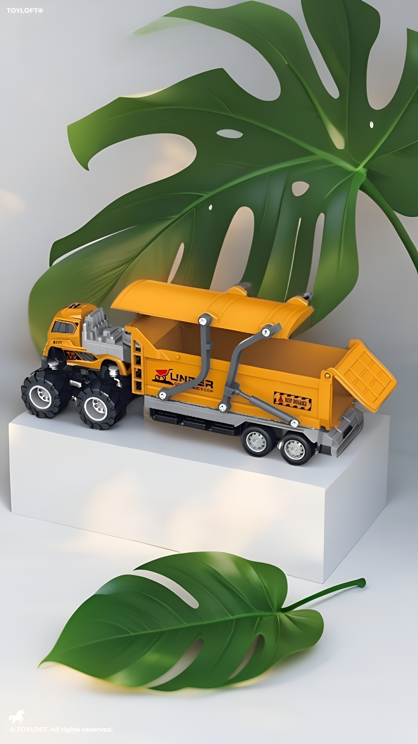 Metal Toy Diecast Truck Pack Of 2(L-J-99)