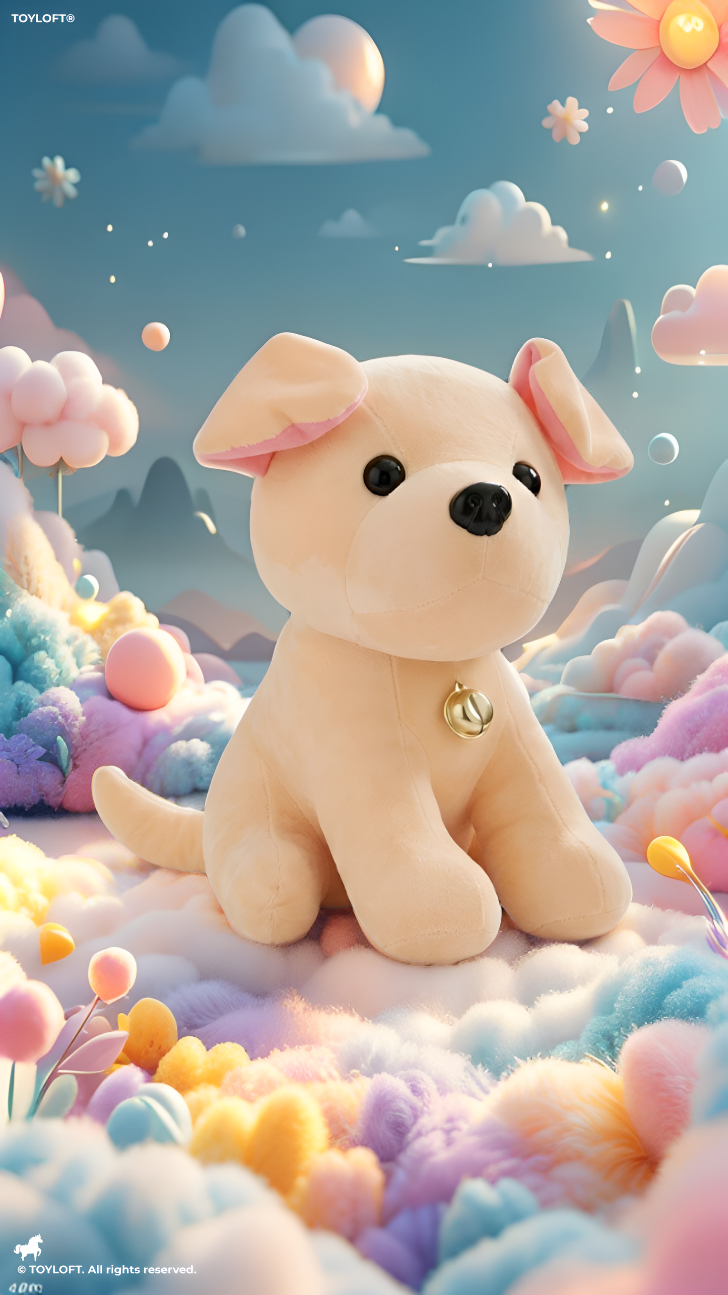 Labrador Puppy Plush Soft Toy with Bell Collar – 7-Inch Ultra-Soft Stuffed Dog for Kids & Toddlers, Cute Cuddly Animal Gift for Boys & Girls ST12003