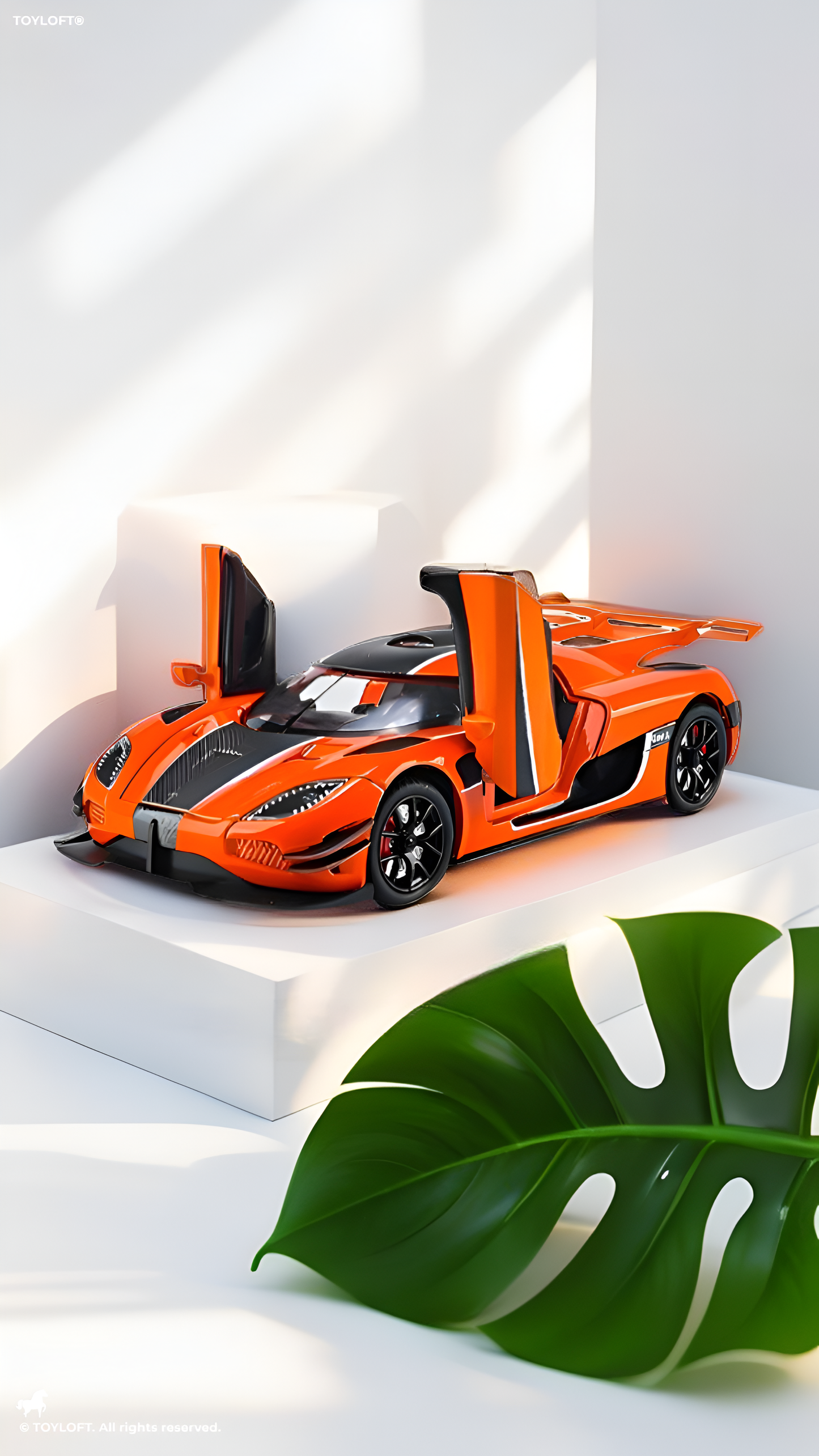 Koenigsegg One:1 Diecast Car Model 1:24 Scale Alloy Metal Supercar - Free Car Inside - LMI16444.