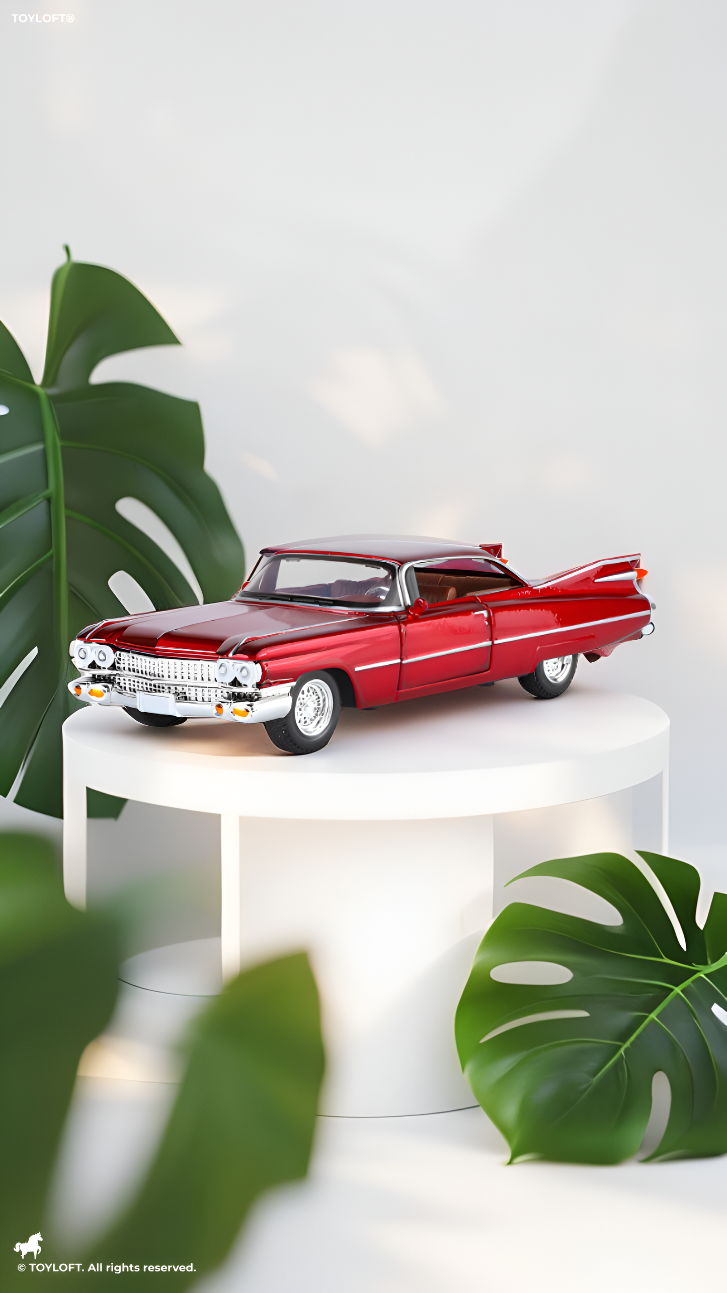 1959 Cadillac Series 62 Diecast Model Car 1:24 Scale – Classic Vintage American Luxury Collectible TV6123.