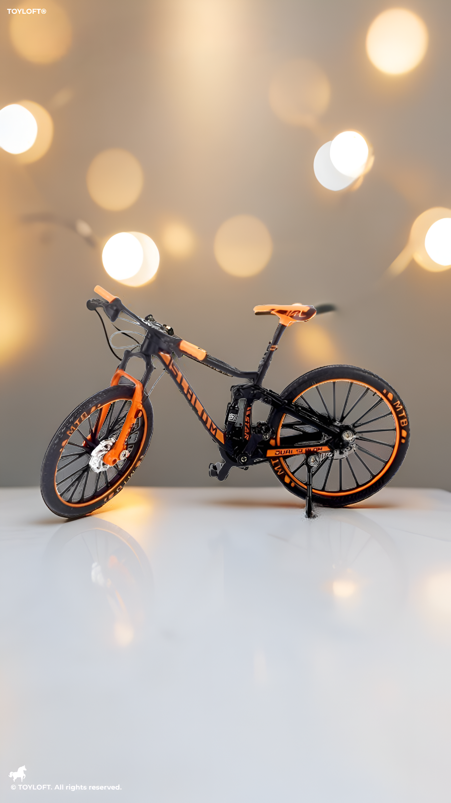 CycloCraft Mini Showpiece Mountain Bike – Alloy Bicycle Decoration for Cycling Lovers & Bike Racers.