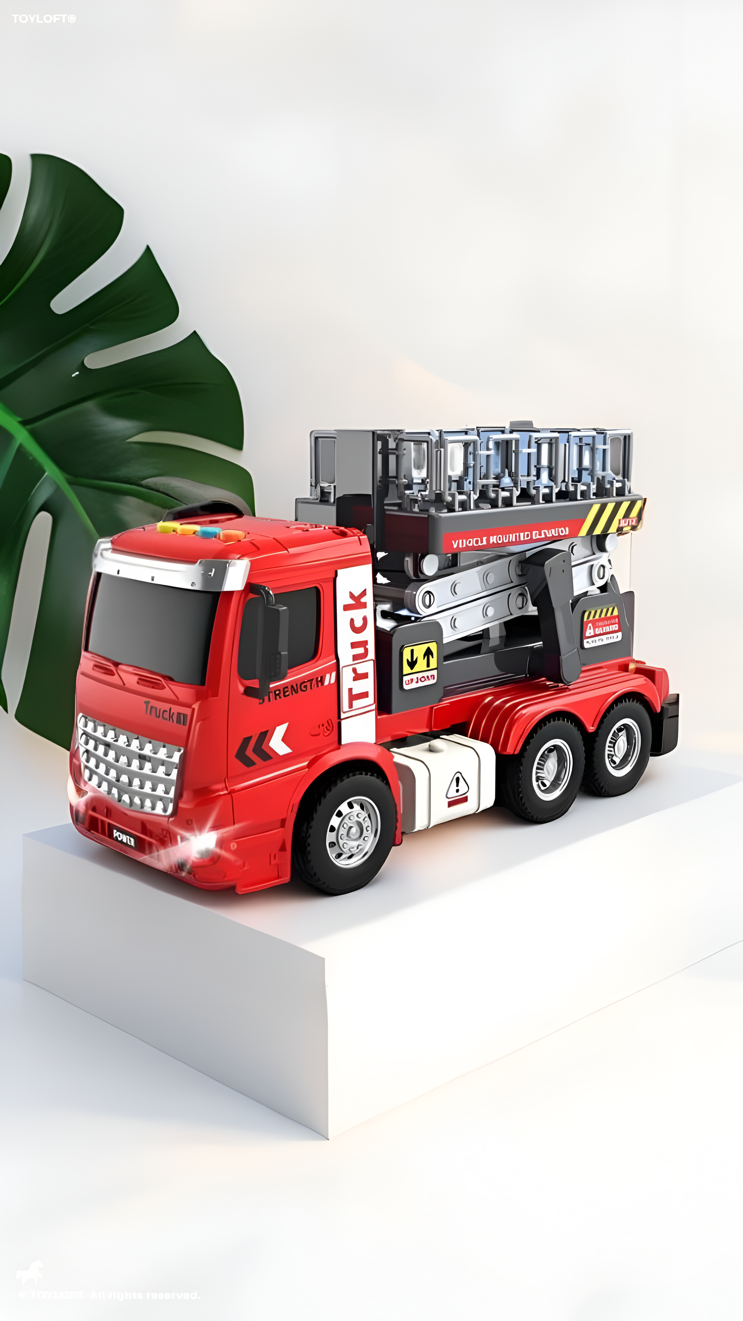 Flamefighter -  Pullback Fire Truck for Kids | Fun & Durable Toy Fire Engine for Pretend Play NX15068.