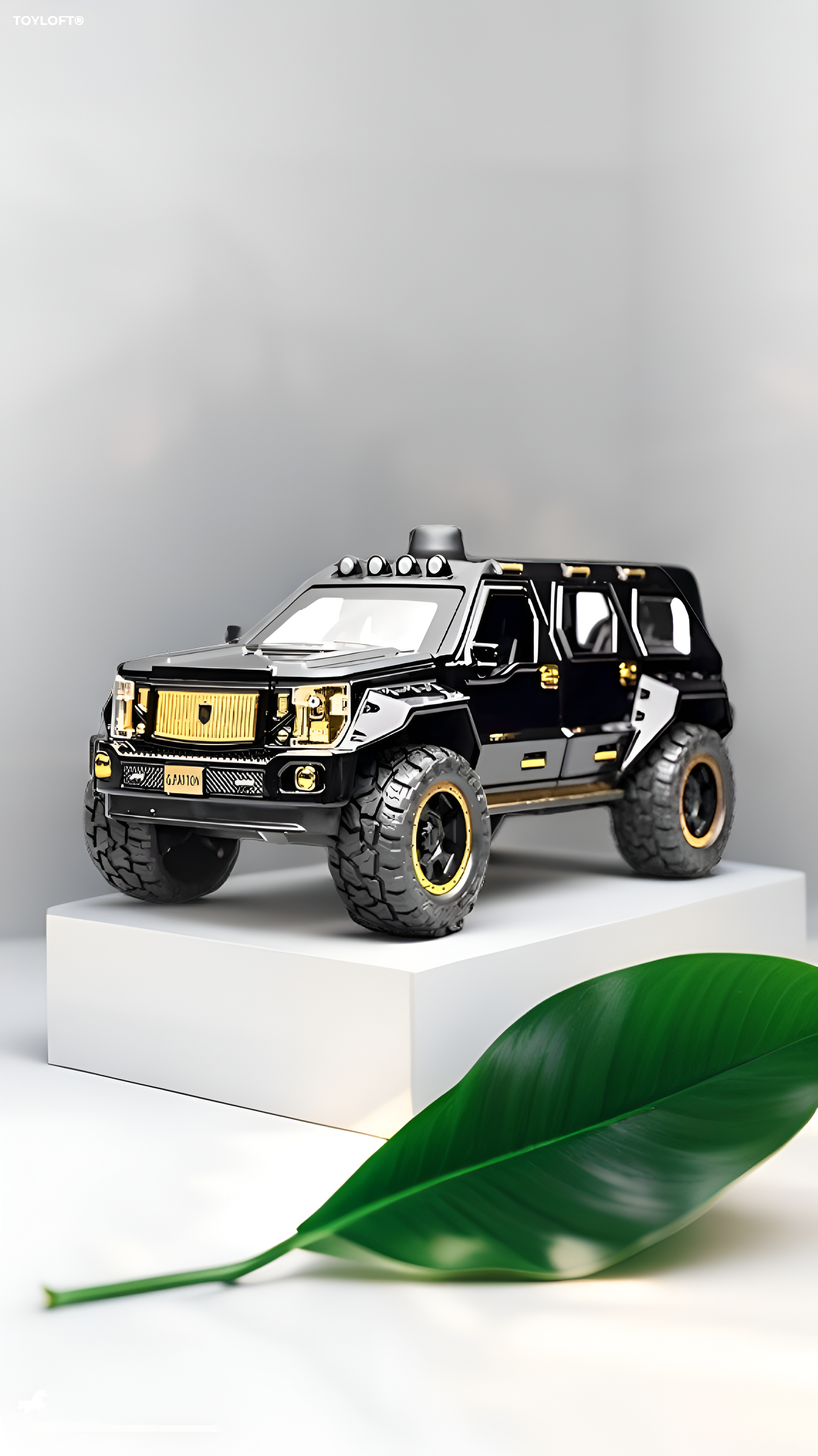 G. Patton GX Off-Road SUV Die-Cast Model Car - 1:24 Scale Alloy Toy Vehicle with Sound & Light, Pull Back Action - Desert Tan - Free Car Inside. TV2661