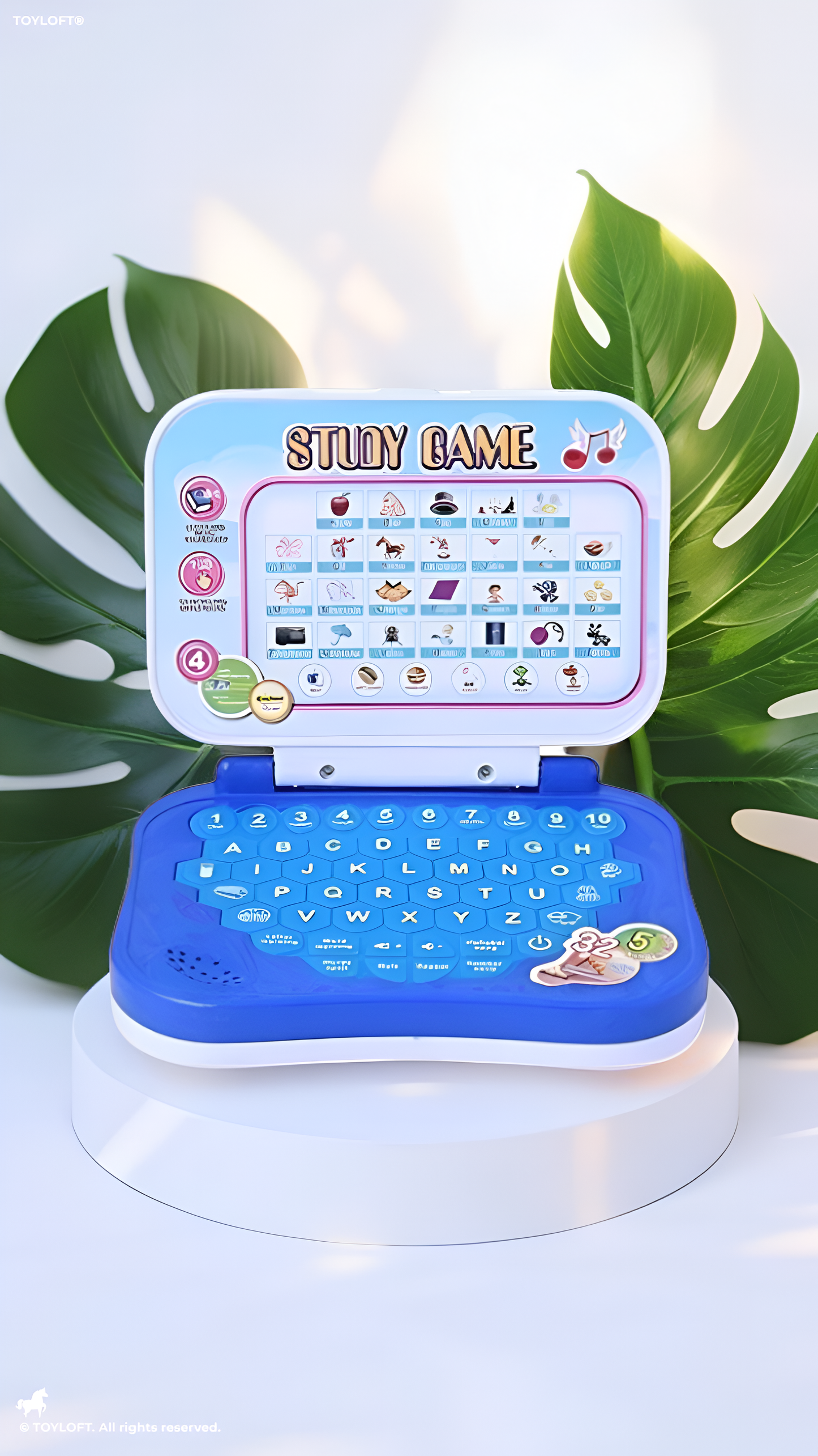 6-in-1 Kids Educational Tablet Laptop - Frozen Edition - Includes Letter, Word, Spell, Asking, & Music Modes - Portable Learning Toy for Kids TV1857